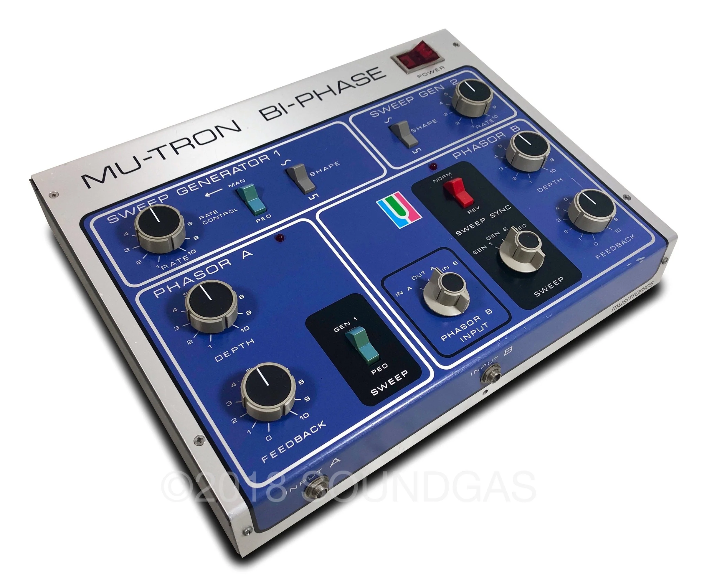 Musitronics Mu-Tron Bi-Phase with C-100 Opti-Pot Pedal - Image 5