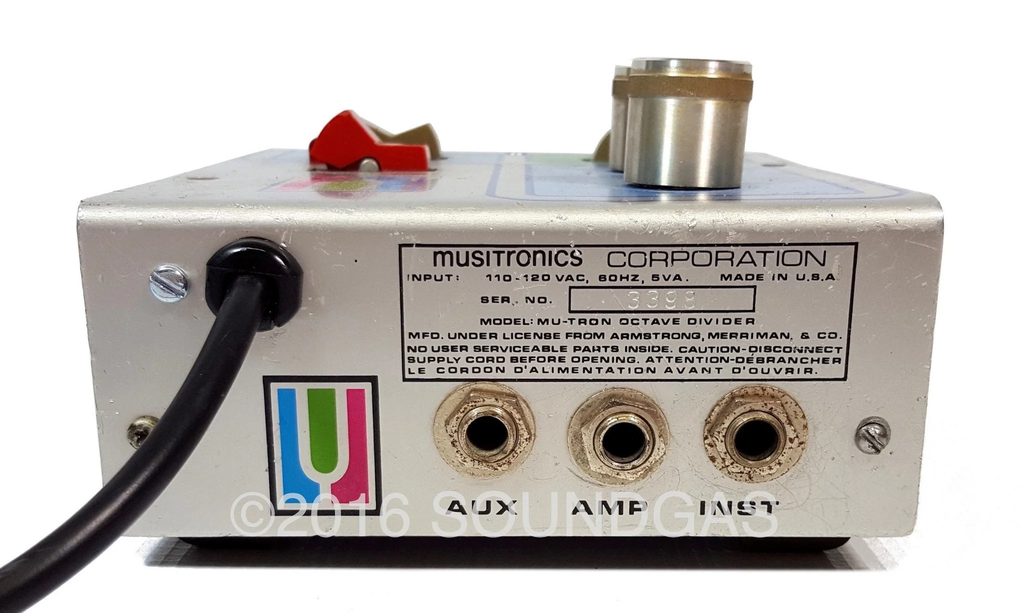 Musitronics Mu-Tron Octave Divider - Image 6