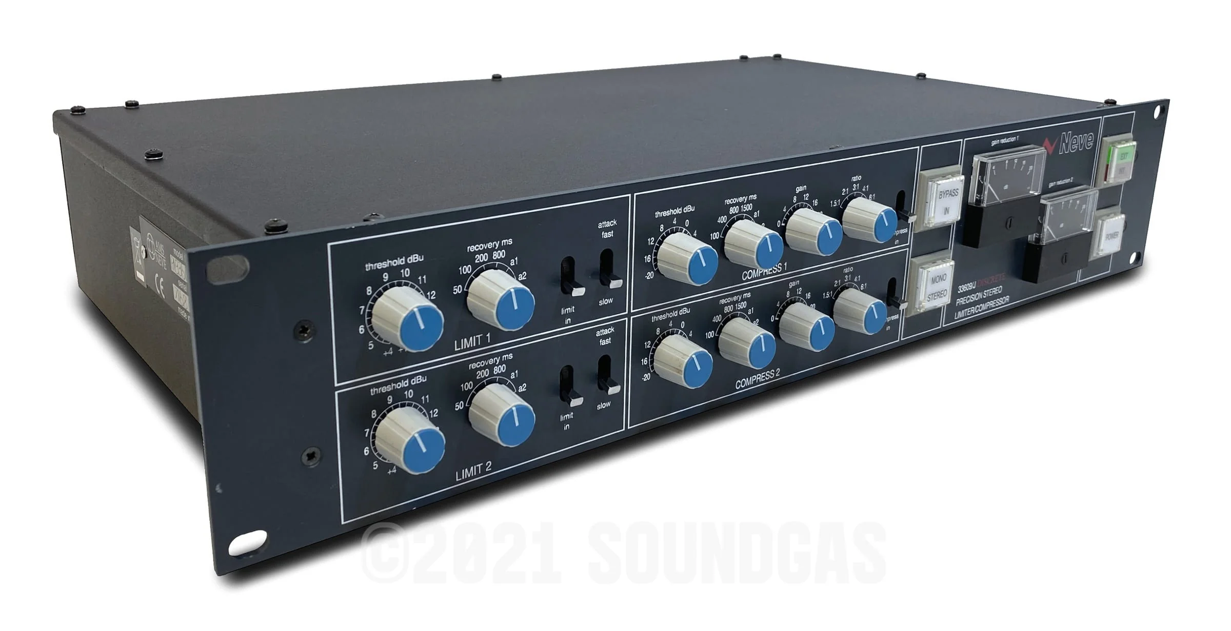 Neve 33609/J Discrete (J/D) Stereo Limiter/Compressor - Image 4