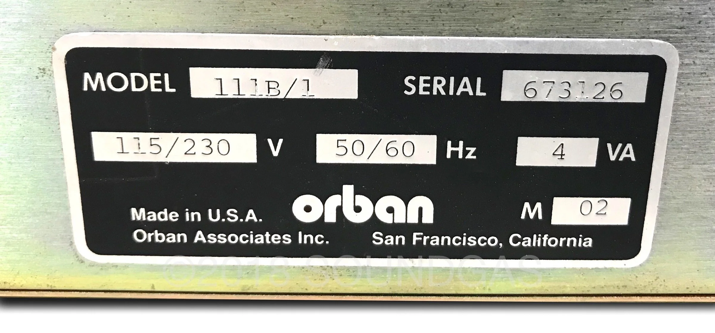 Orban 111B Dual Spring Reverb - Mint! - Image 6