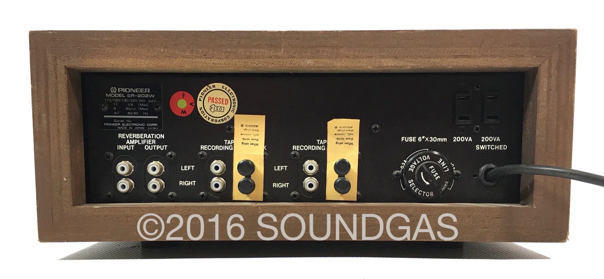 Pioneer SR-202W - 240v - Image 9