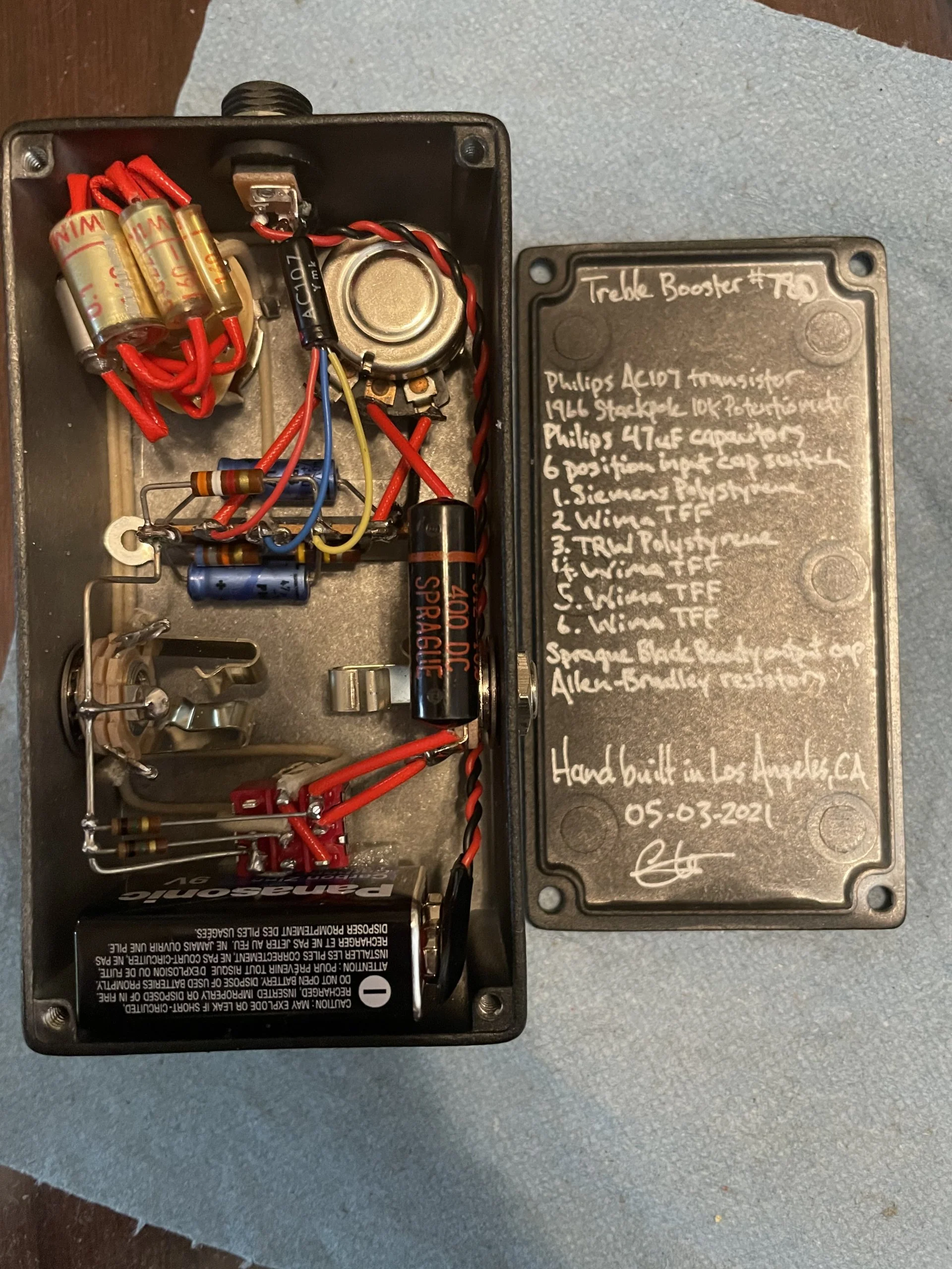 R2R Electric 2 Knob Treble Booster - AC107 - Image 2
