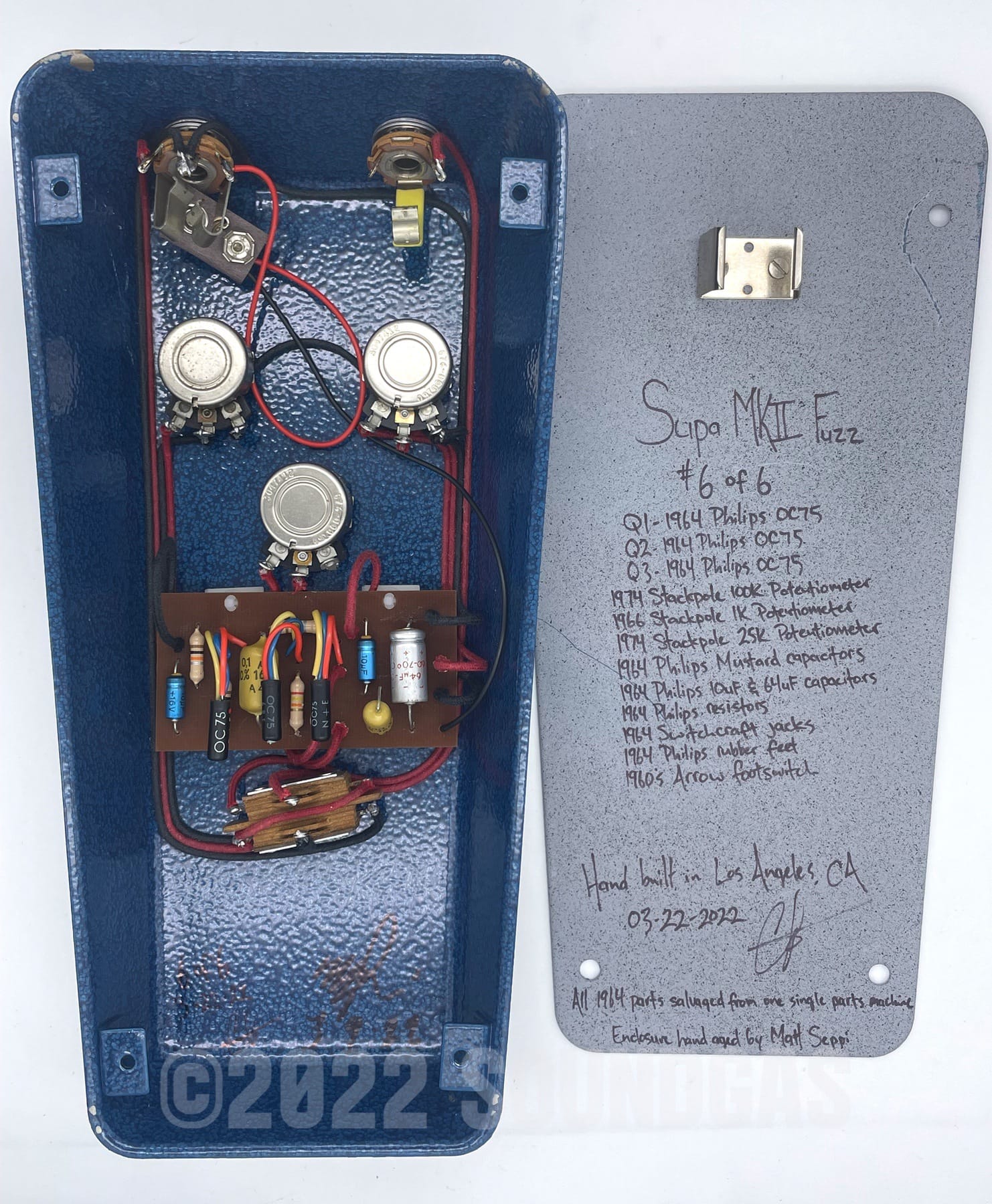 R2R Electric Aged Supa MKII Fuzz Jenny 1964 Philips - Image 11