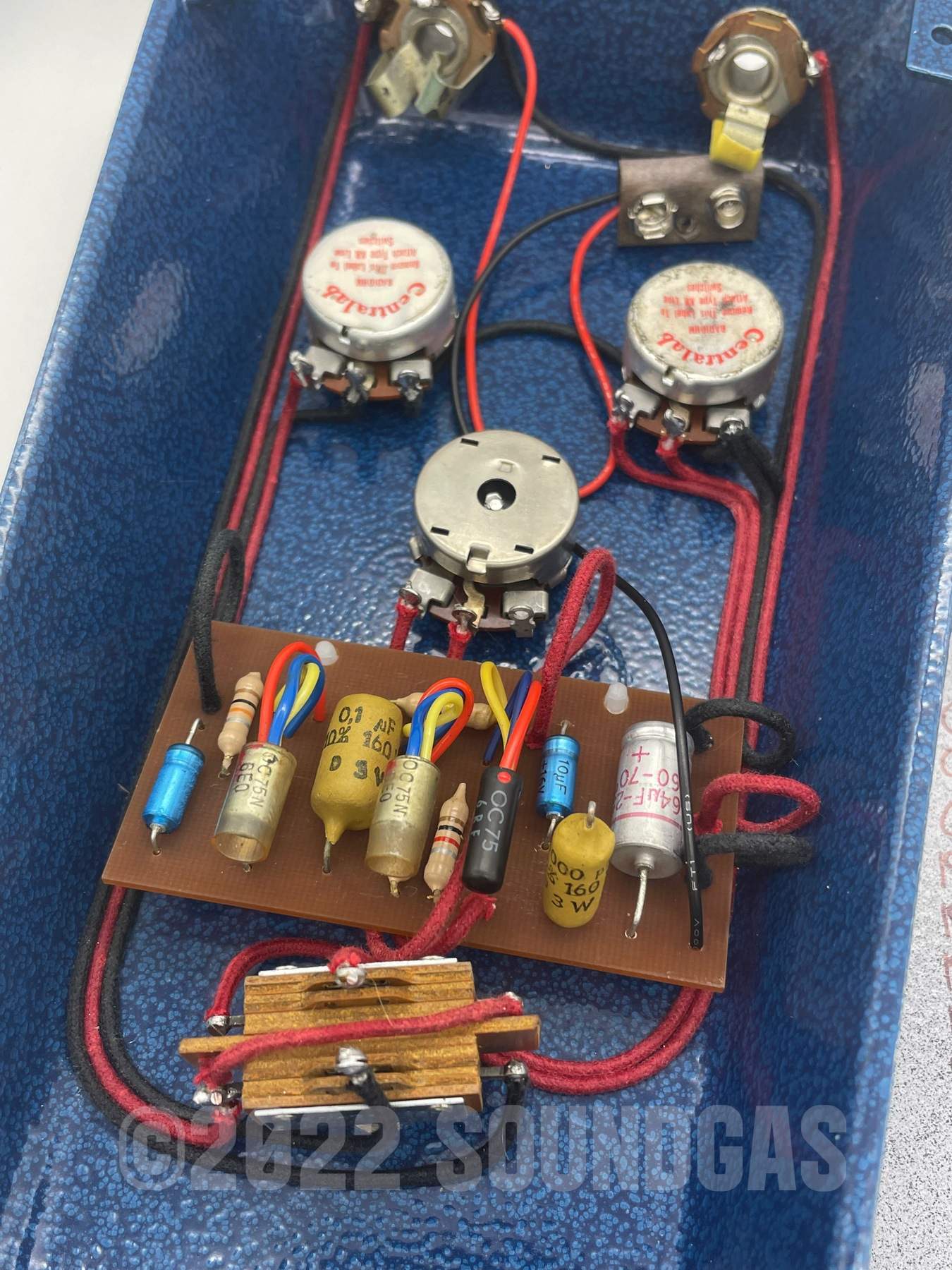R2R Electric Aged Supa MKII Fuzz Rupert 1964 Norelco - Image 14