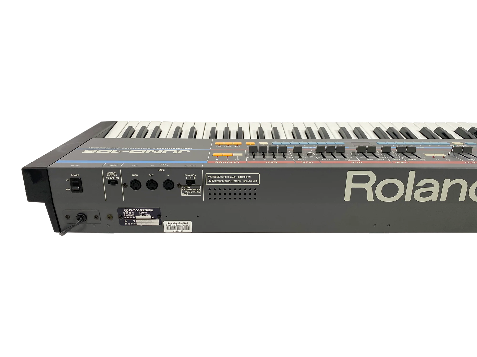 Roland Juno-106 - Near Mint - Image 5