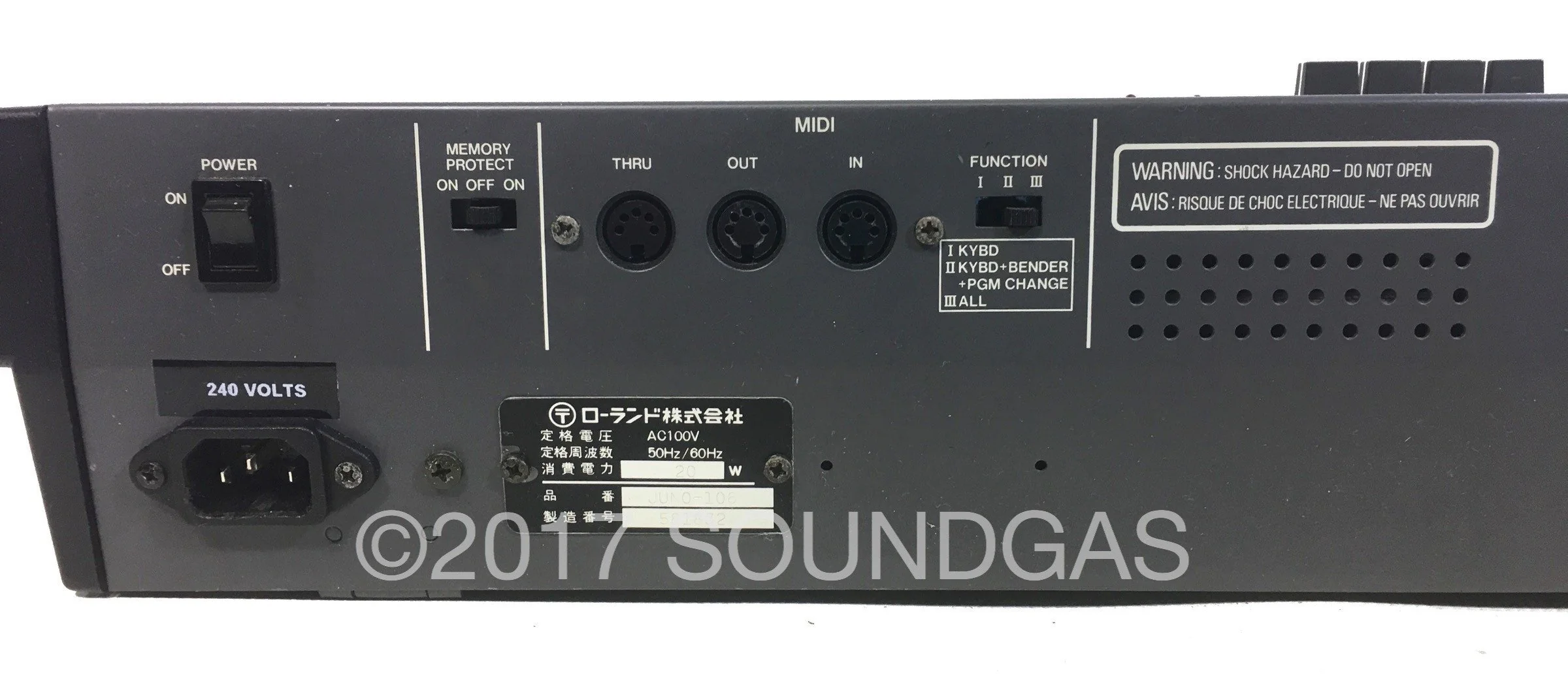 Roland Juno-106 with Original Case - Image 11