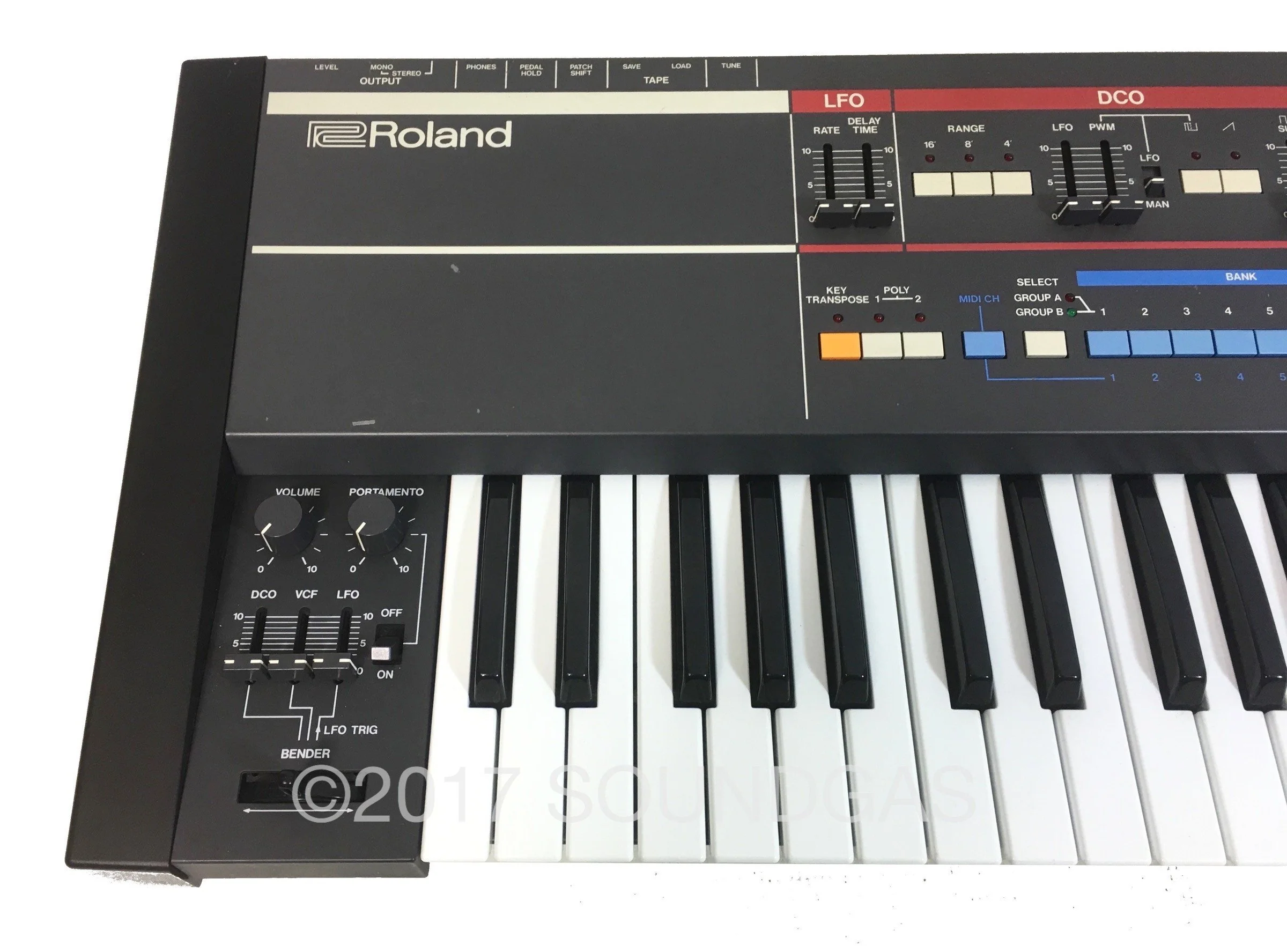 Roland Juno-106 with Original Case - Image 3