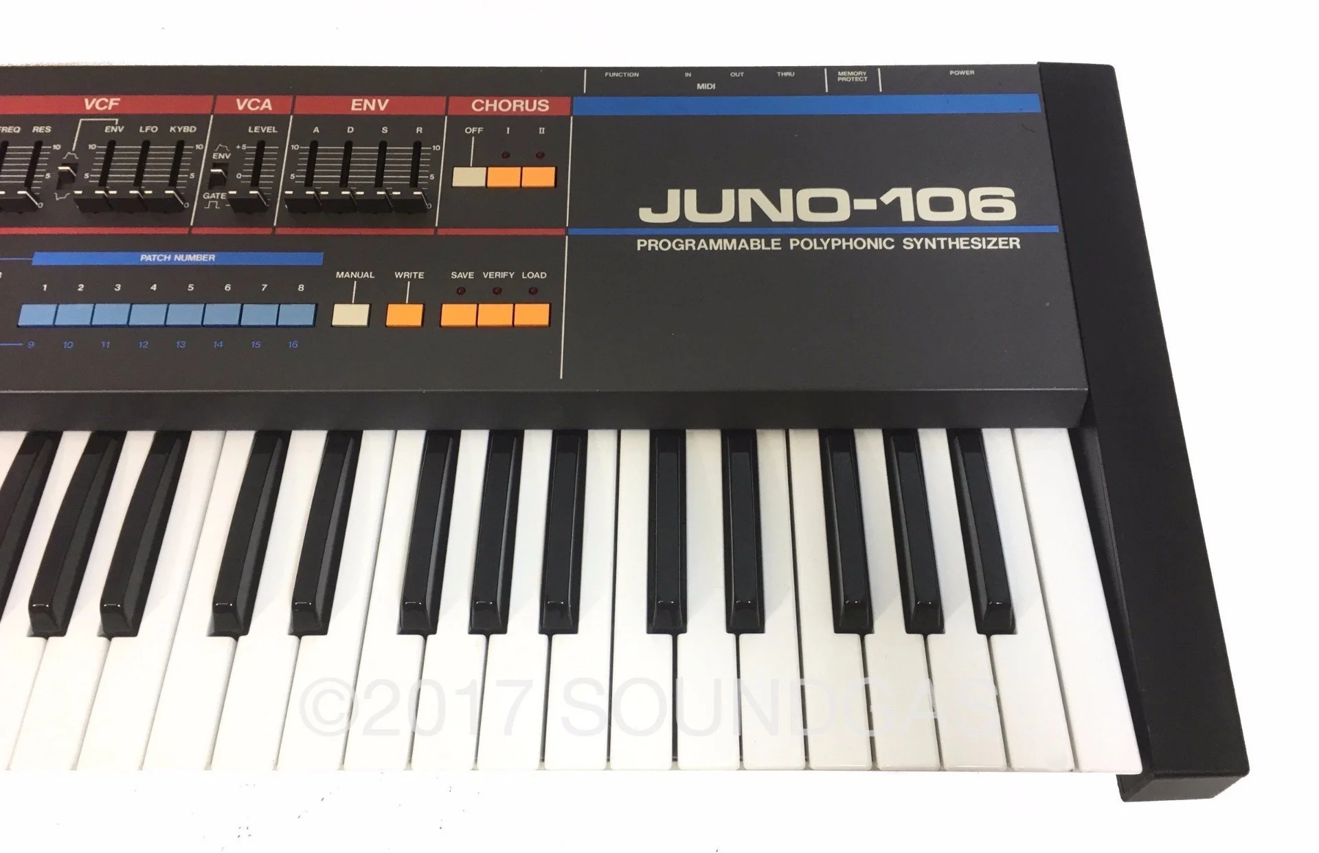 Roland Juno-106 with Original Case - Image 5