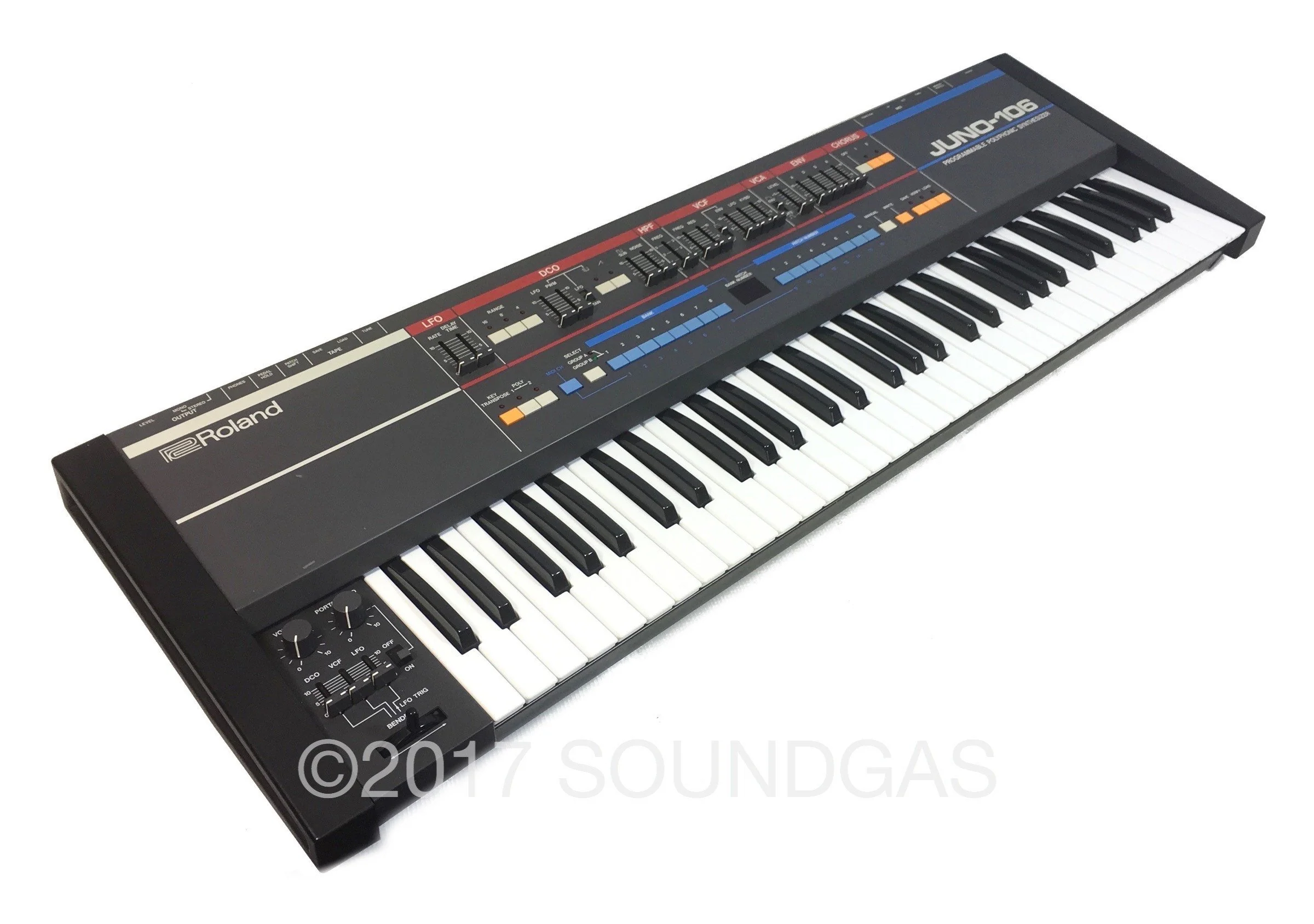 Roland Juno-106 with Original Case - Image 8