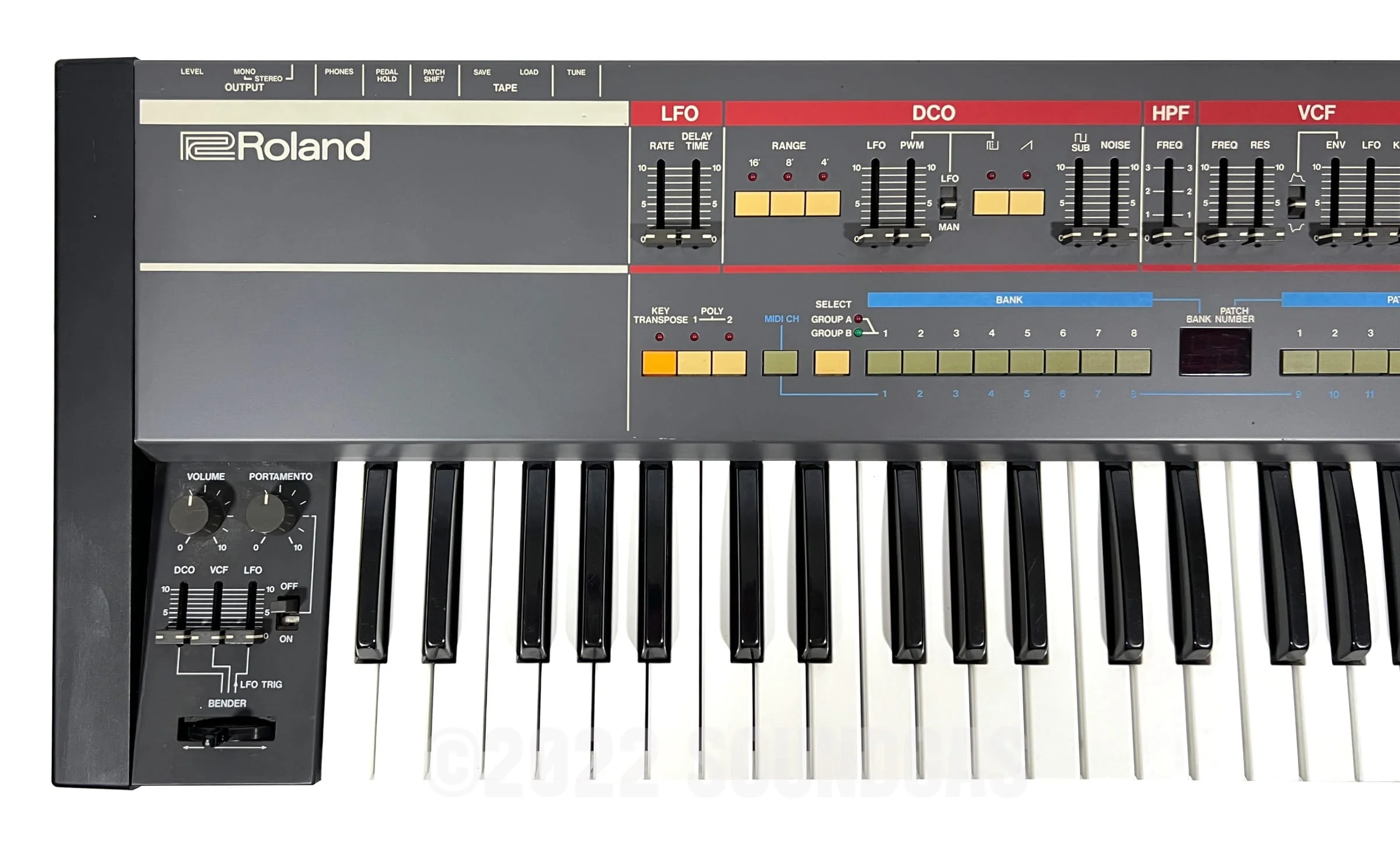 Roland Juno-106 - Working, Unserviced - Image 4