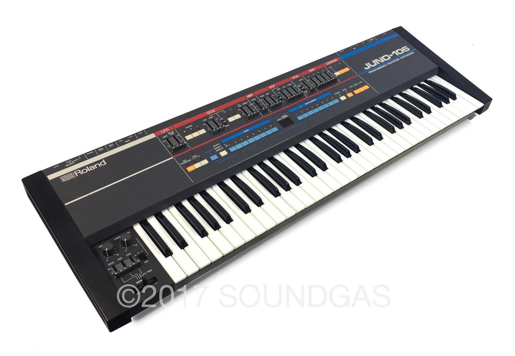 Roland Juno-106 with Original Case - Image 11