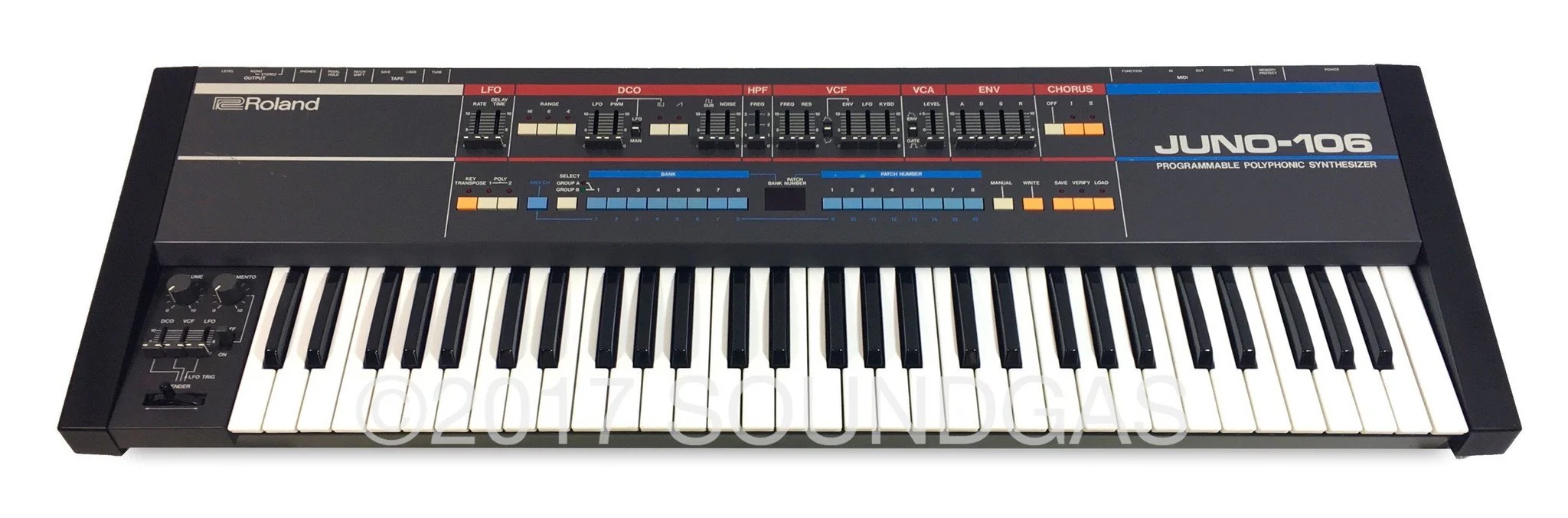 Roland Juno-106 with Original Case - Image 4