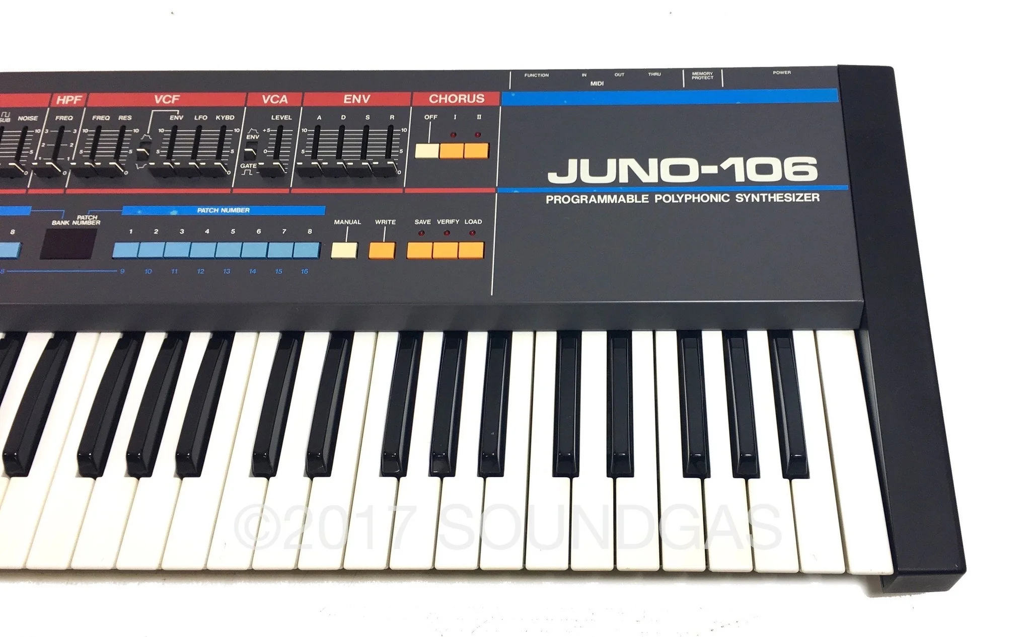 Roland Juno-106 with Original Case - Image 7