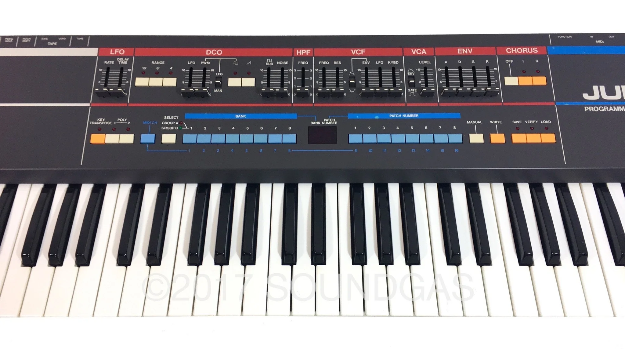 Roland Juno-106 with Original Case - Image 8