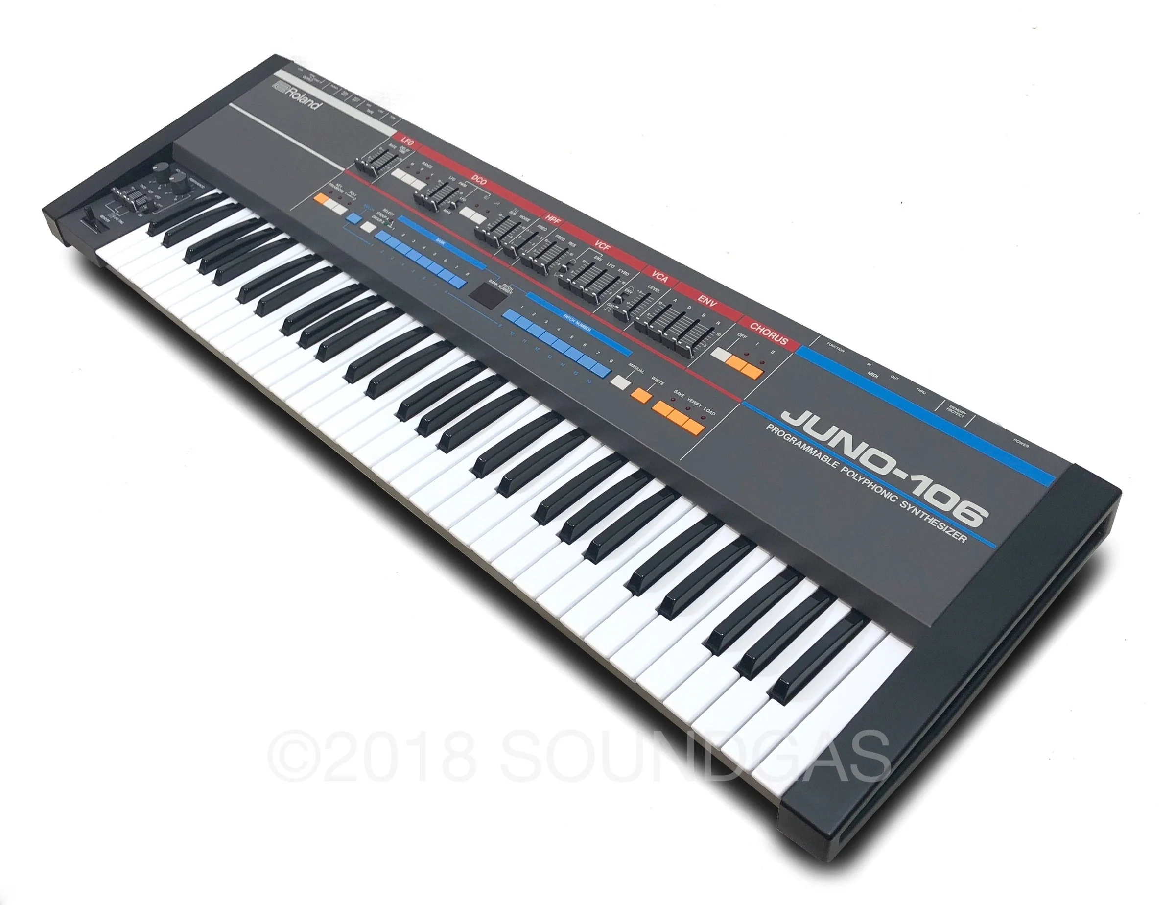 Roland Juno-106 - Near Mint + Hard Case - Image 3