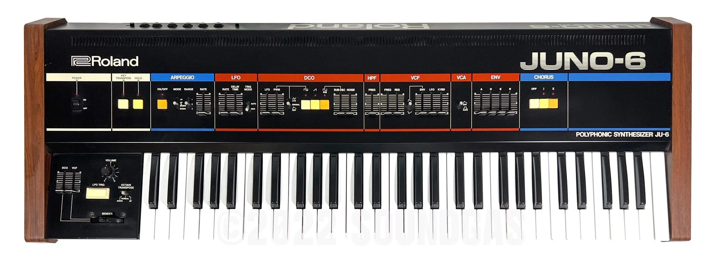 Roland Juno-6 (Unserviced) - Image 3