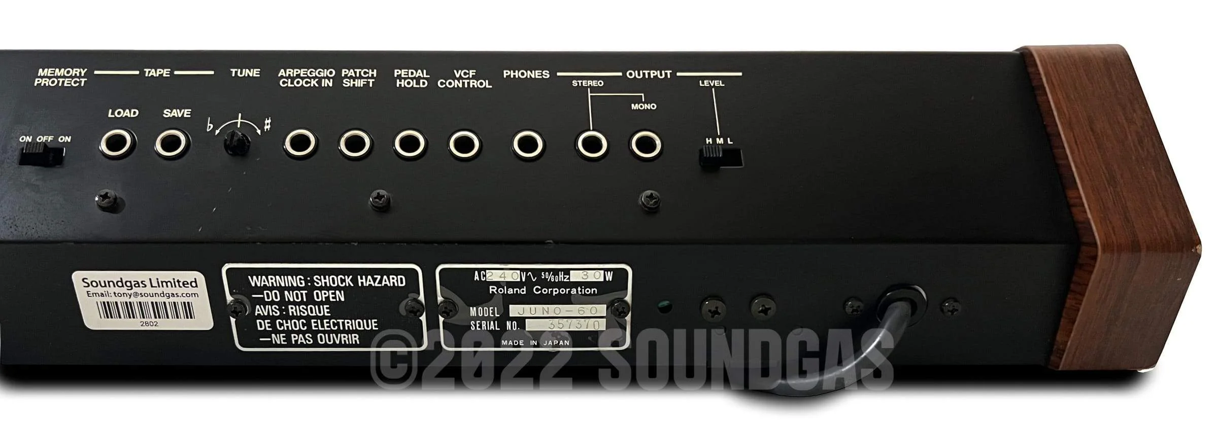 Roland Juno-60 (Unserviced) - Image 10