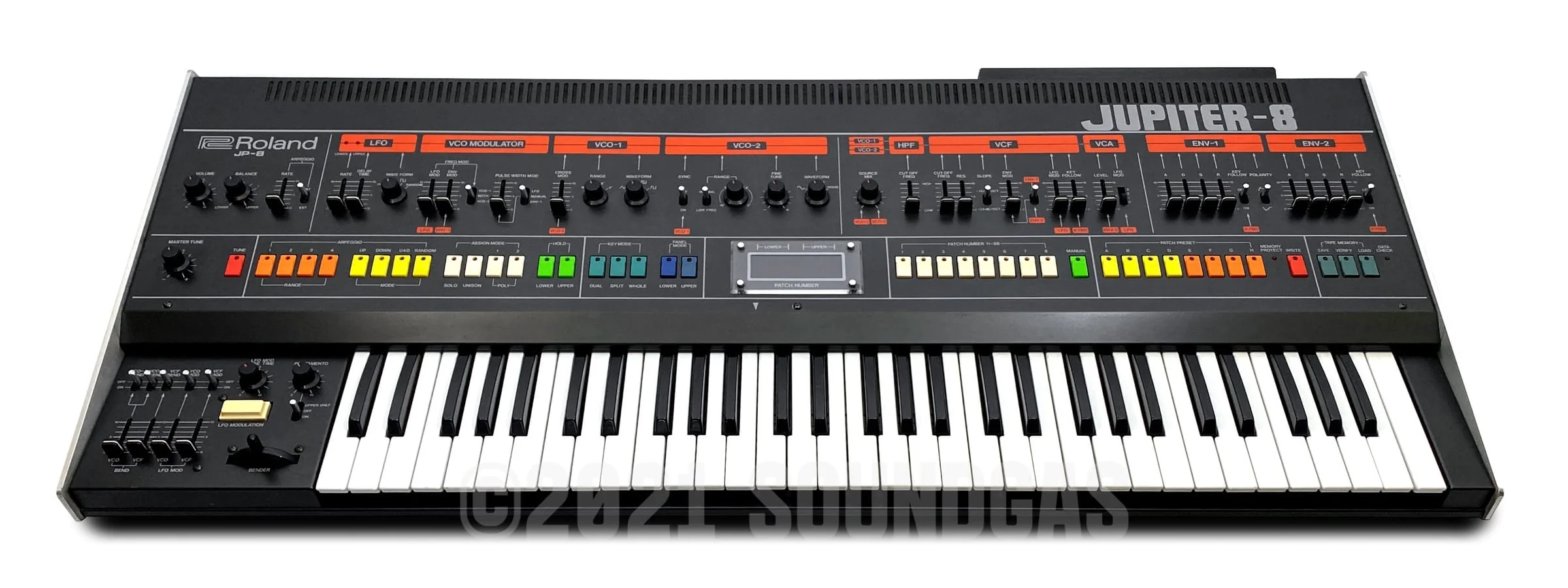 Roland Jupiter-8 (Encore Midi) - Image 2