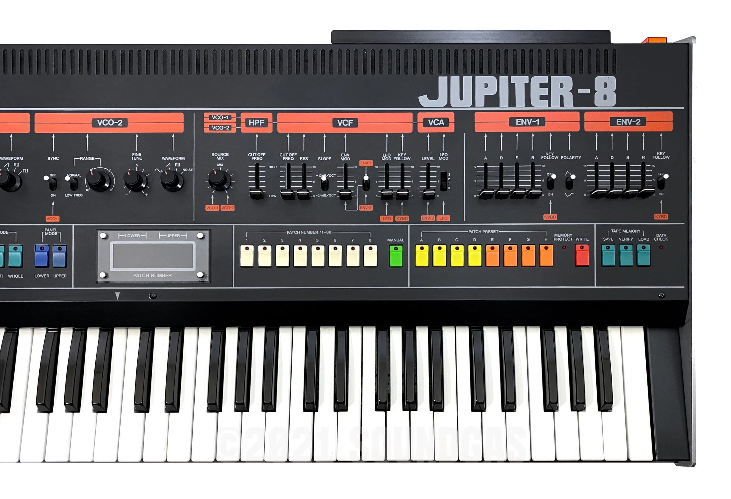 Roland Jupiter-8 (Encore Midi) - Image 5