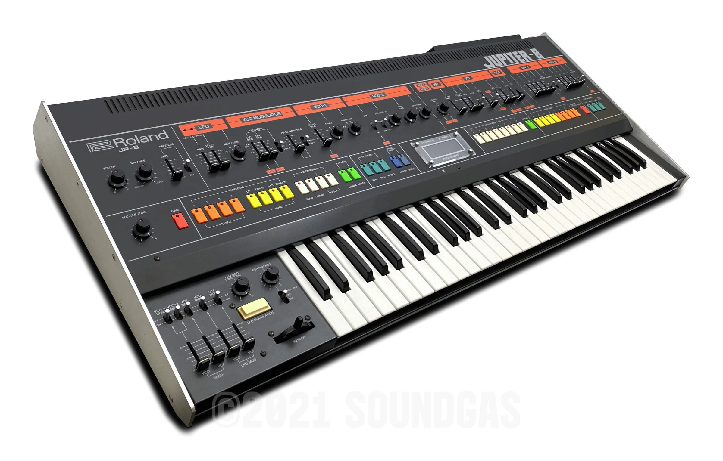 Roland Jupiter-8 (Encore Midi) - Image 8