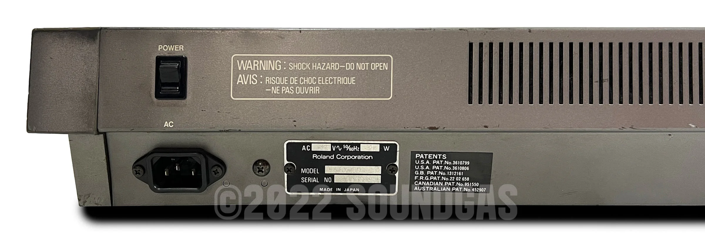 Roland JX-8P & PG-800 Programmer - Image 10