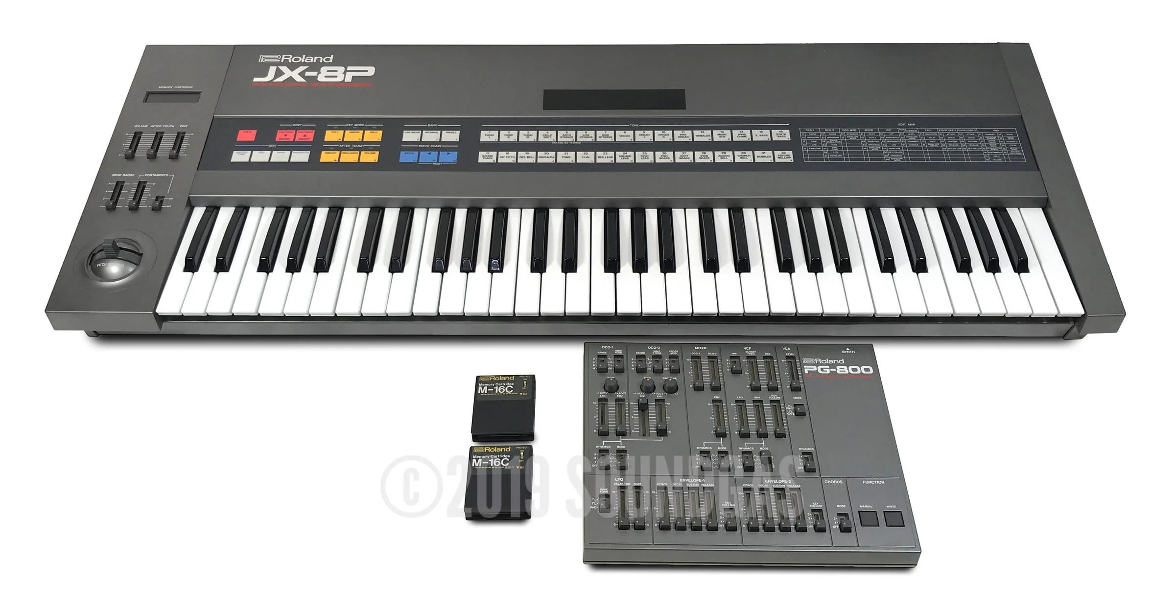 Roland JX-8P &amp; PG-800 Programmer - Image 6