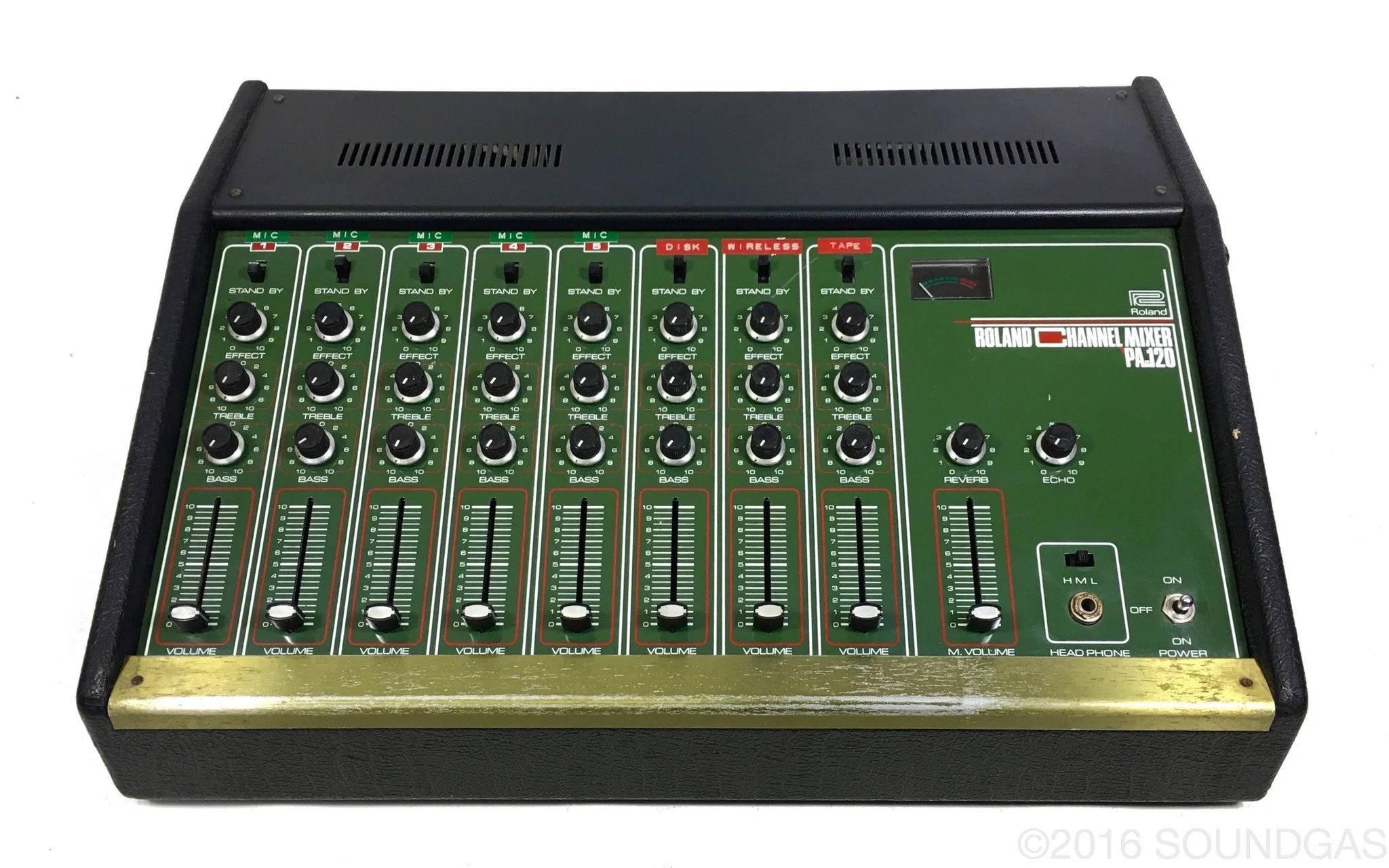 Roland PA.120 Spring Reverb Mixer - Image 7