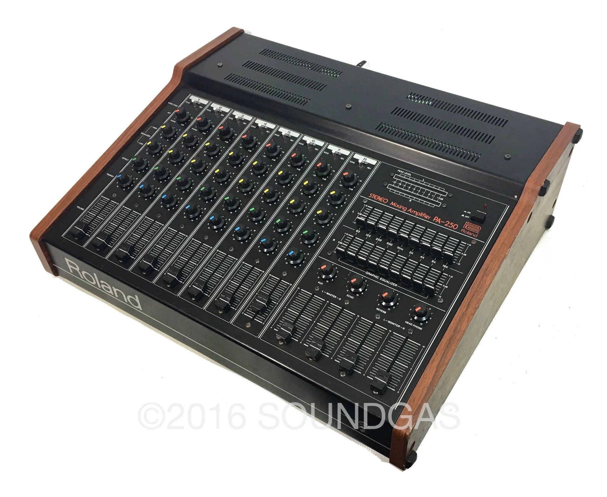 Roland PA-150 Stereo Mixer with Spring Reverb - Image 4