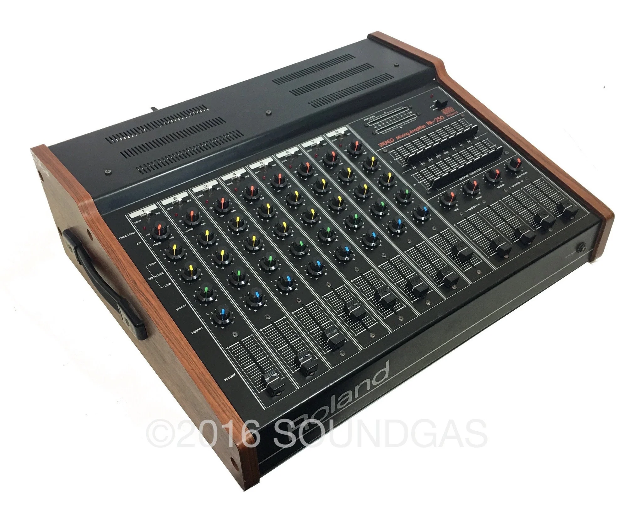 Roland PA-150 Stereo Mixer with Spring Reverb - Image 5