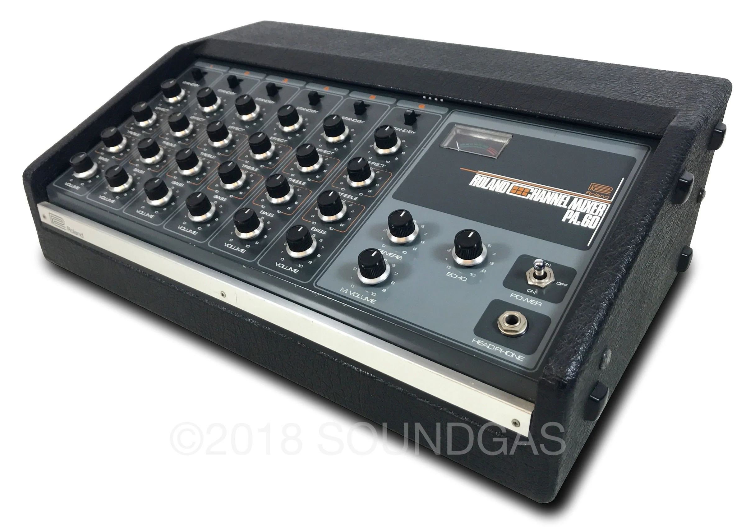 Roland PA.60 Mixer with Spring Reverb - Image 3