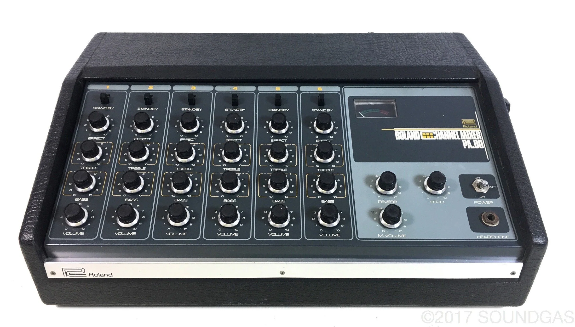 Roland PA.60 Spring Reverb Mixer + Wet-Only Mod - Image 7