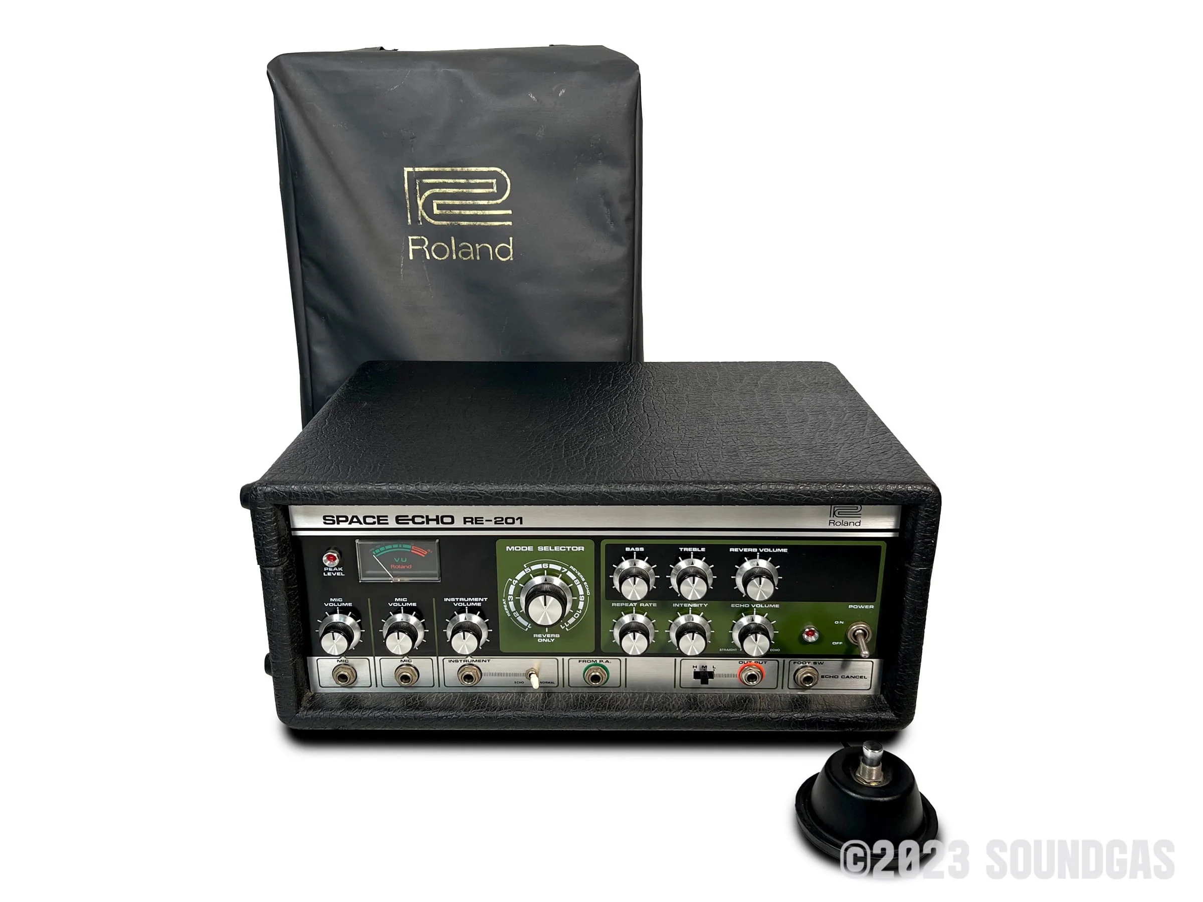Roland RE-201 Space Echo, Early Preamp Mod sn 952889