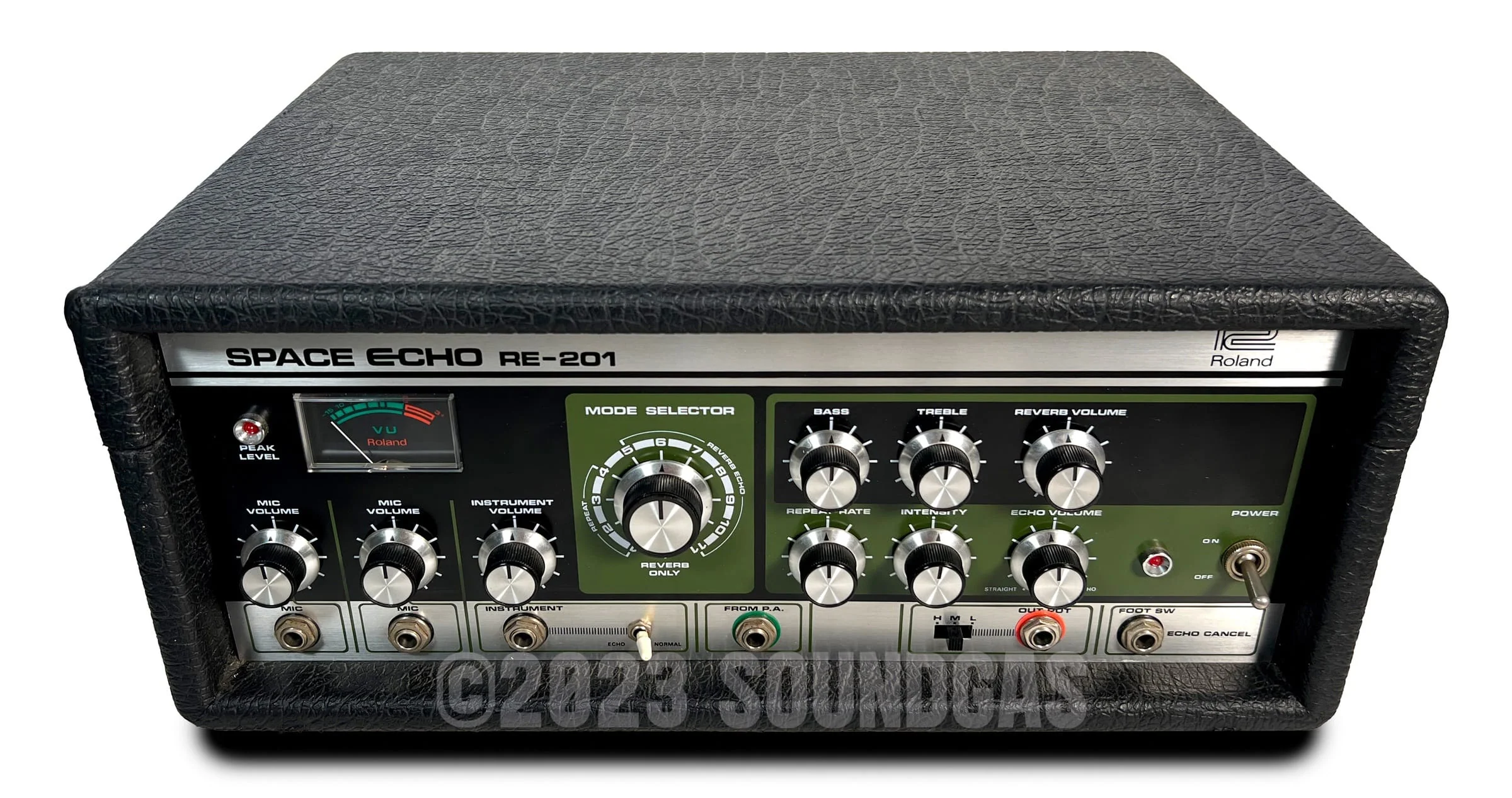 Roland RE-201 Space Echo, Early Preamp Mod sn 952889 - Image 2