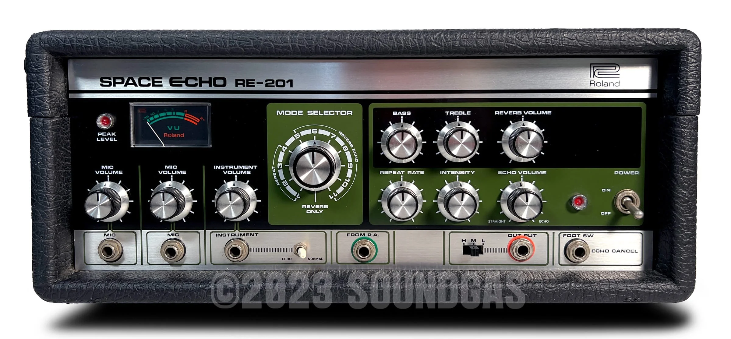 Roland RE-201 Space Echo, Early Preamp Mod sn 952889 - Image 3