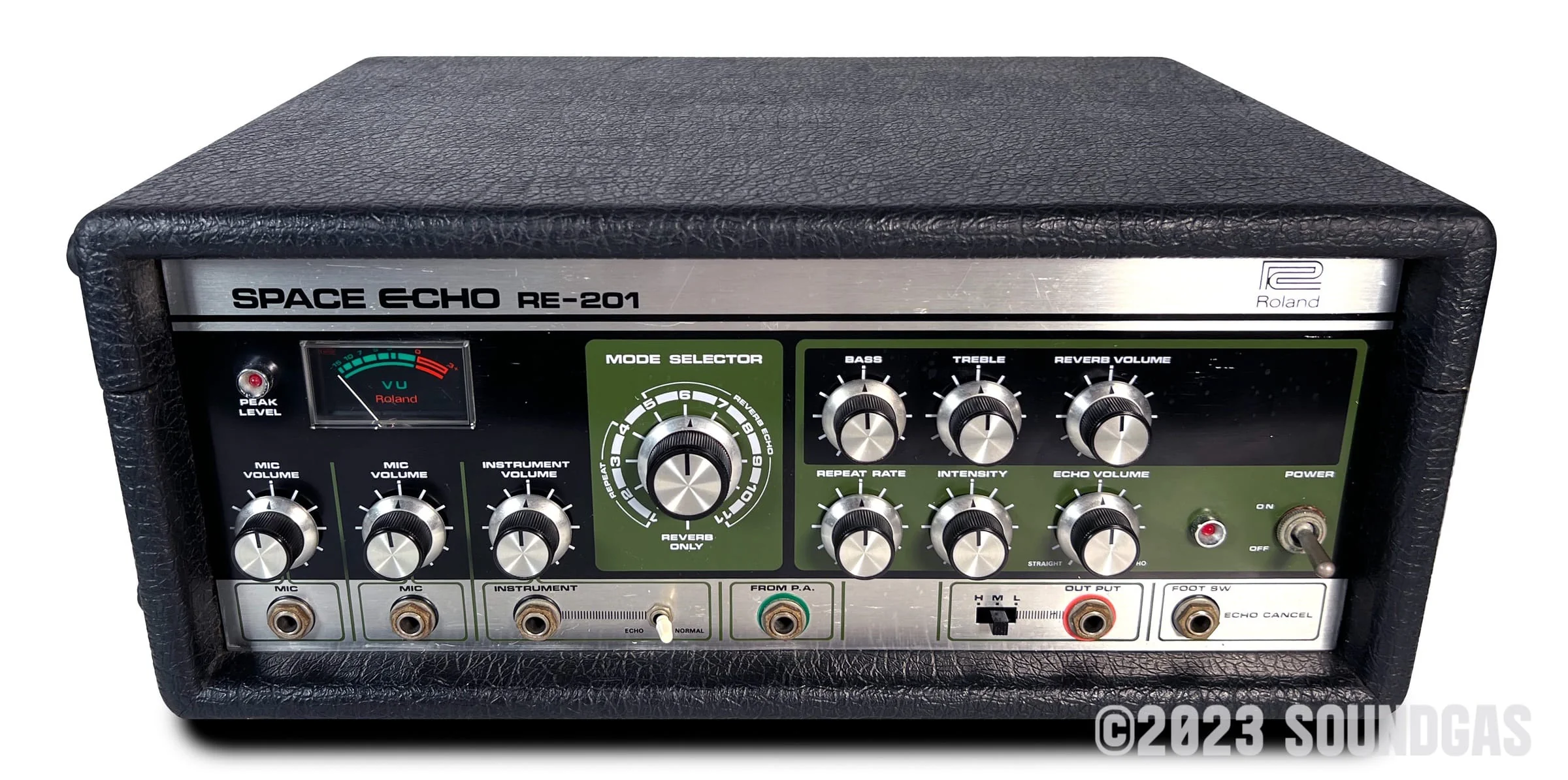 Roland RE-201 Space Echo, Early Preamp Mod, Zero Head Gain - Image 10