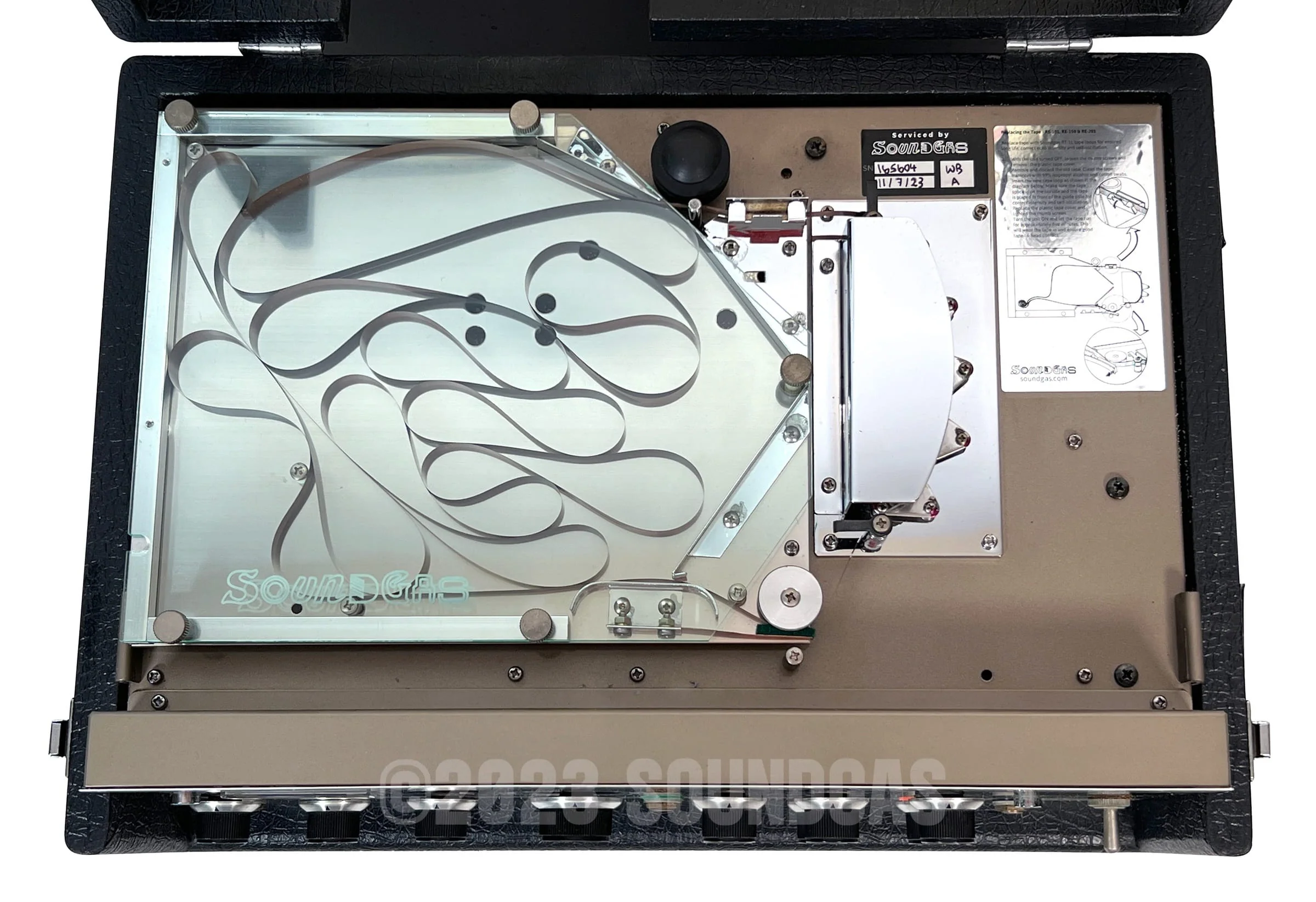 Roland RE-201 Space Echo, Early Preamp Mod, Zero Head Gain - Image 9