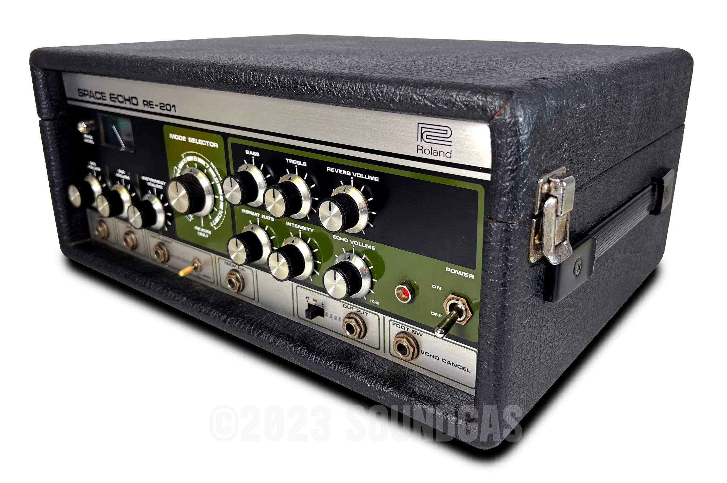 Roland RE-201 Space Echo, Early Preamps, Zero Head Gain - Image 3