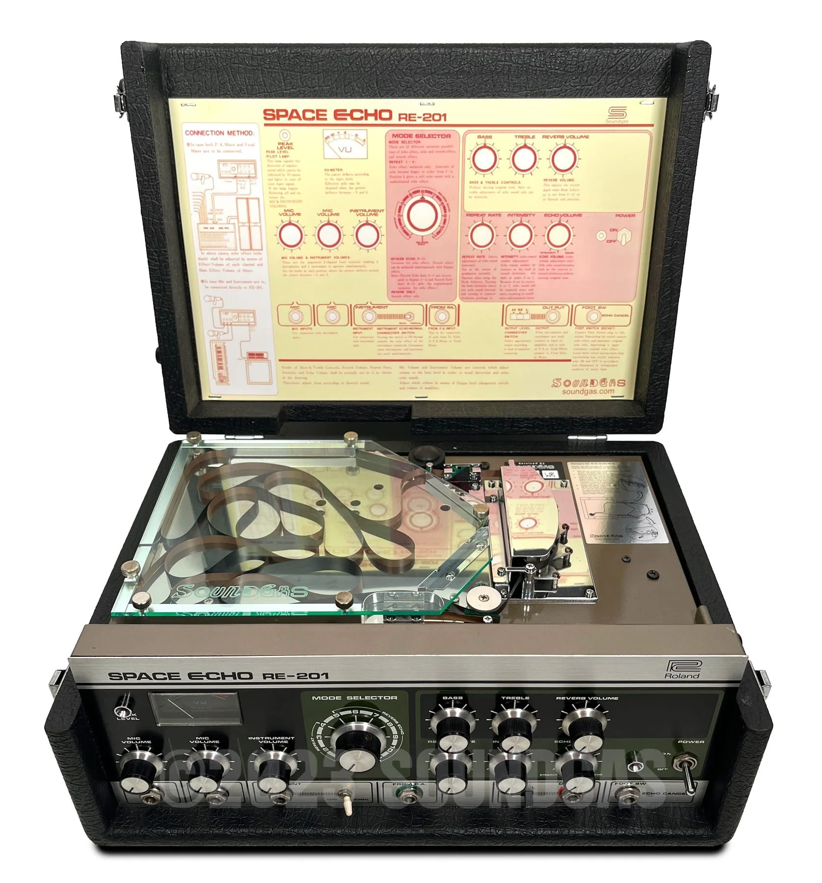 Roland RE-201 Space Echo, Early Preamps - Near Mint, Zero Head Gain - Image 7
