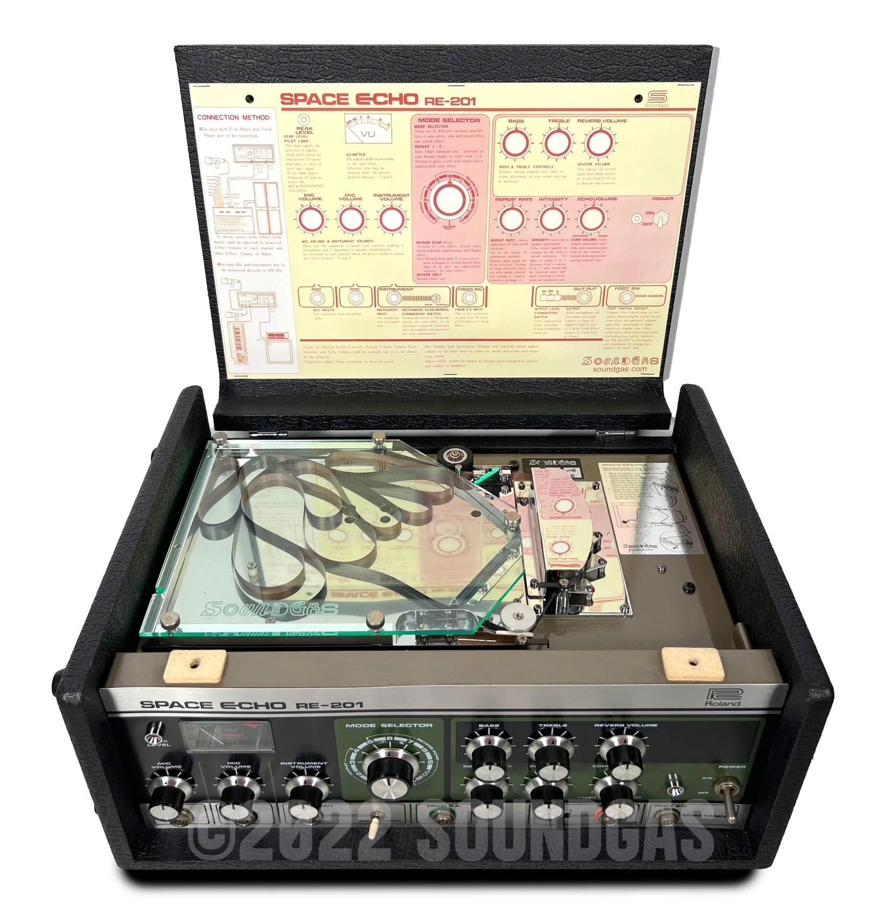 Roland RE-201 Space Echo - Zero Head Gain - Image 7