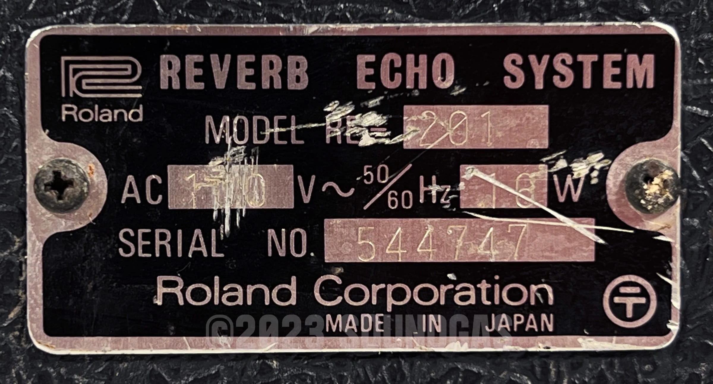 Roland RE-201 Space Echo - Zero Head Gain - Image 6