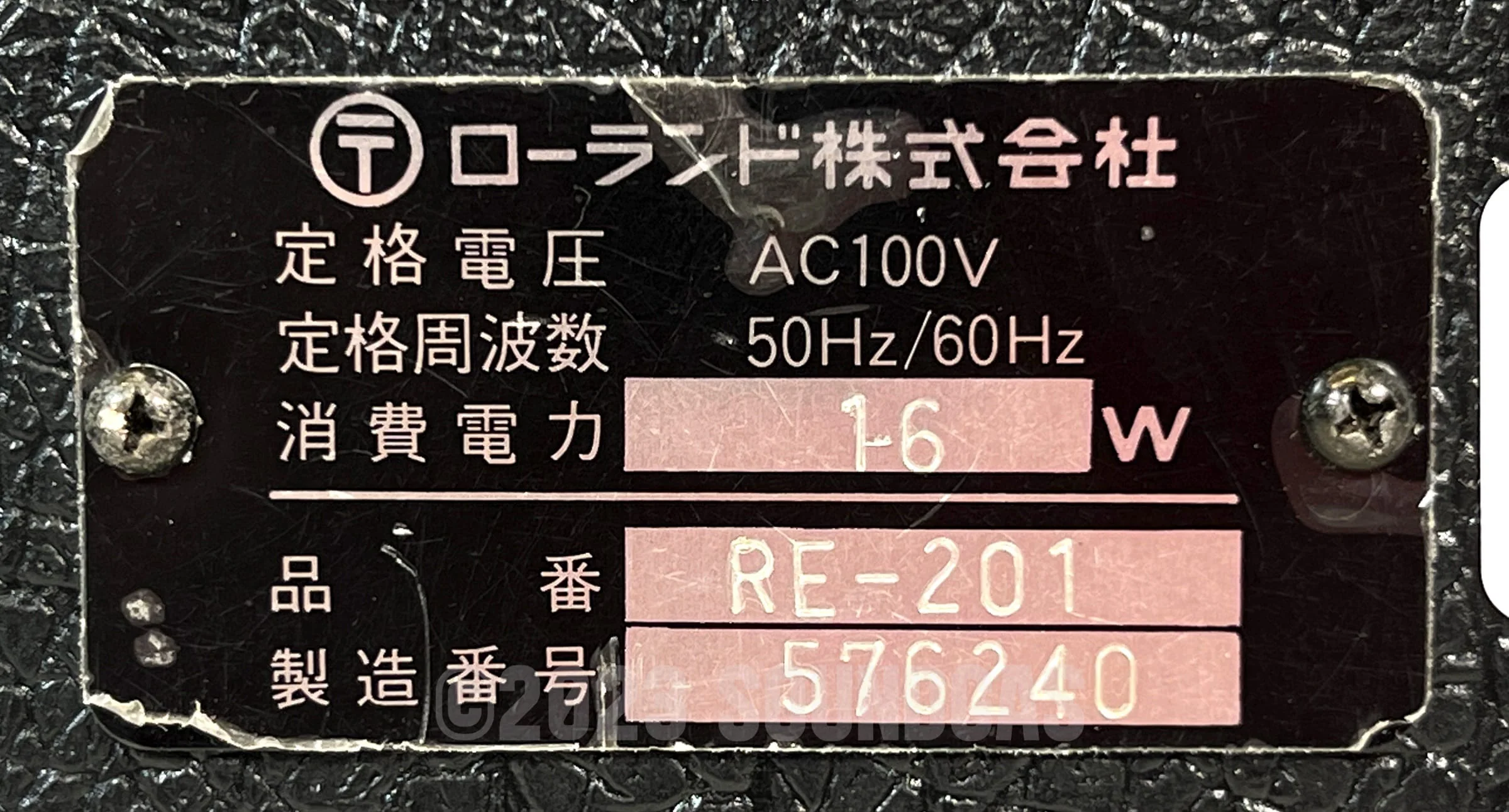 Roland RE-201 Space Echo - Zero Head Gain - Image 6