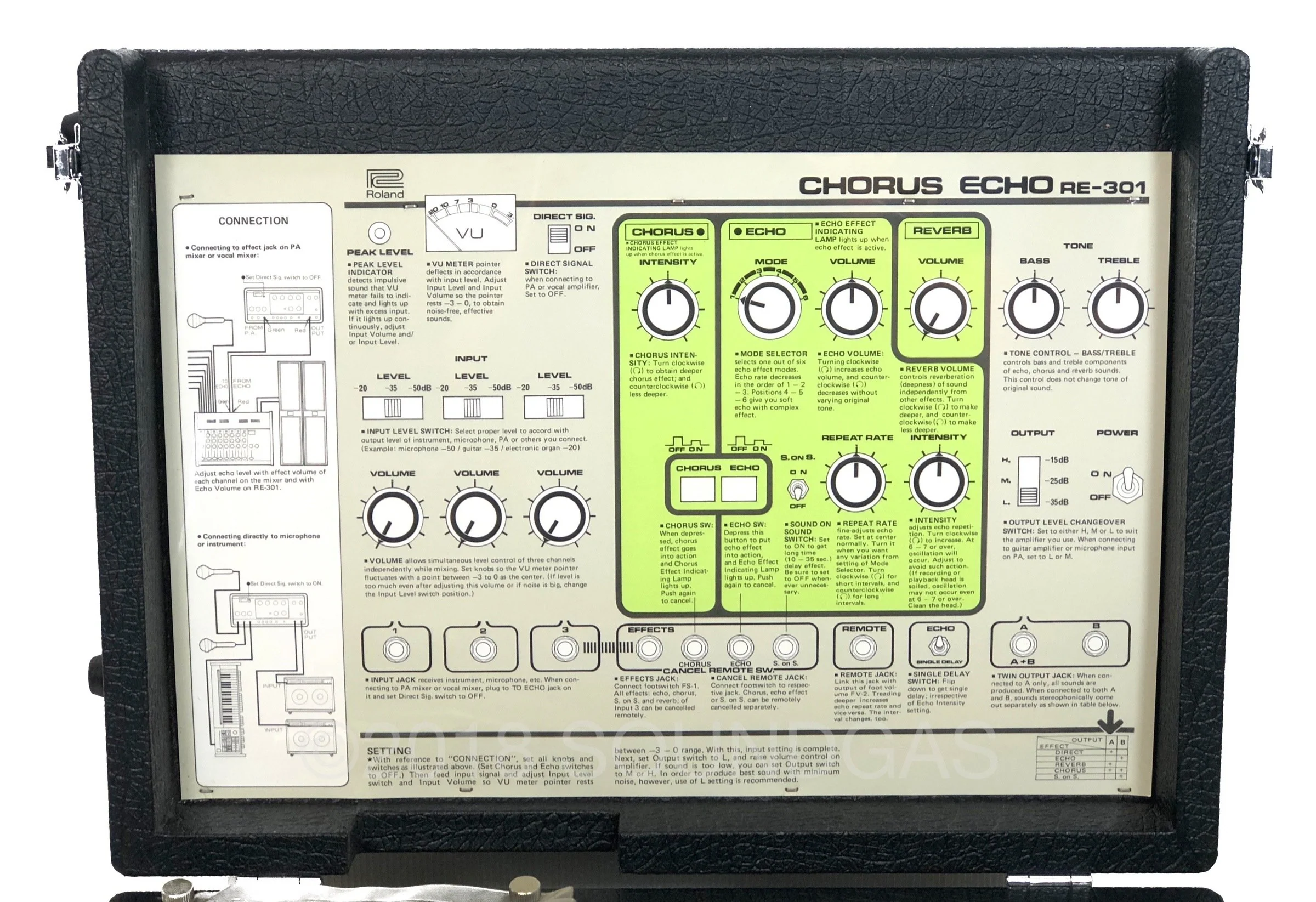 Roland RE-301 Chorus Echo -220v - Image 8