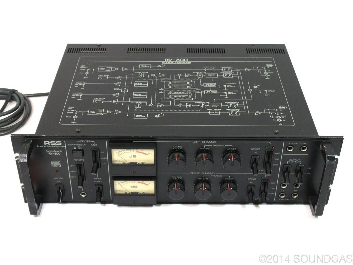 ROLAND RV-800 RSS STEREO SPRING REVERB