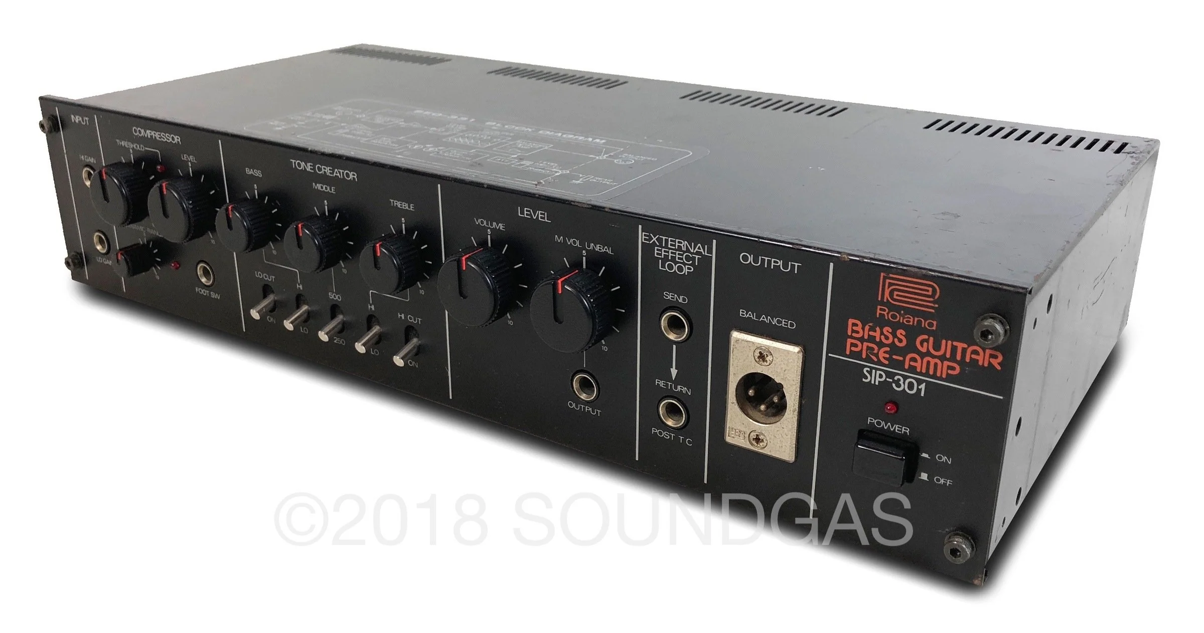 Roland SIP-301 Bass Guitar Pre-Amp - Image 3