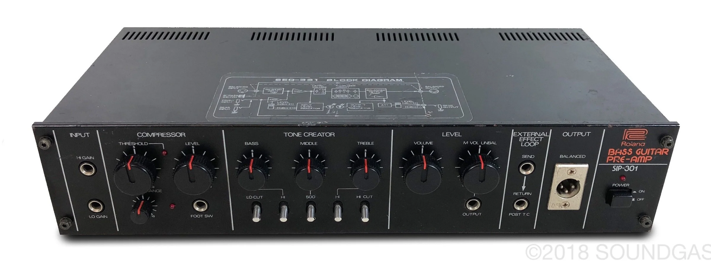 Roland SIP-301 Bass Guitar Pre-Amp - Image 6