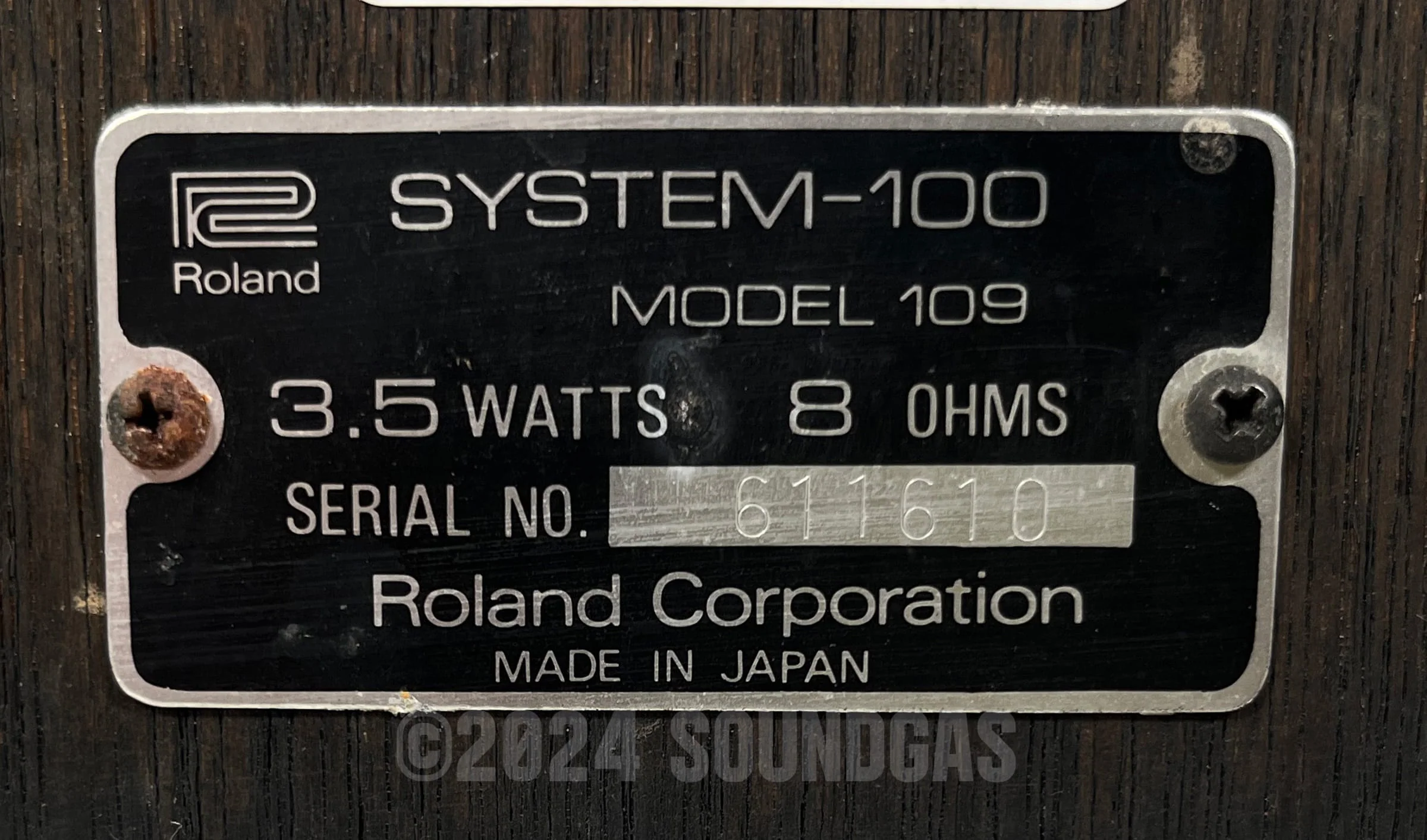 Roland System-100 Model 109 Speakers (Pair) - Image 4