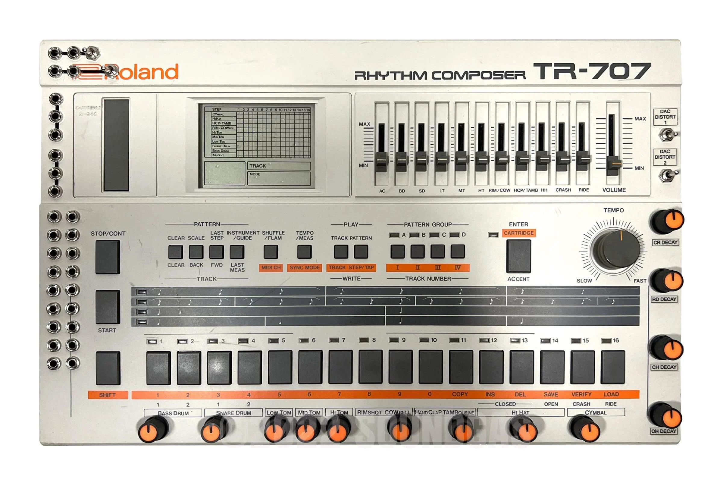 Roland TR-707 Circuitbent/Expanded (727 808 909 + 4 Soundgas Banks) - Image 2