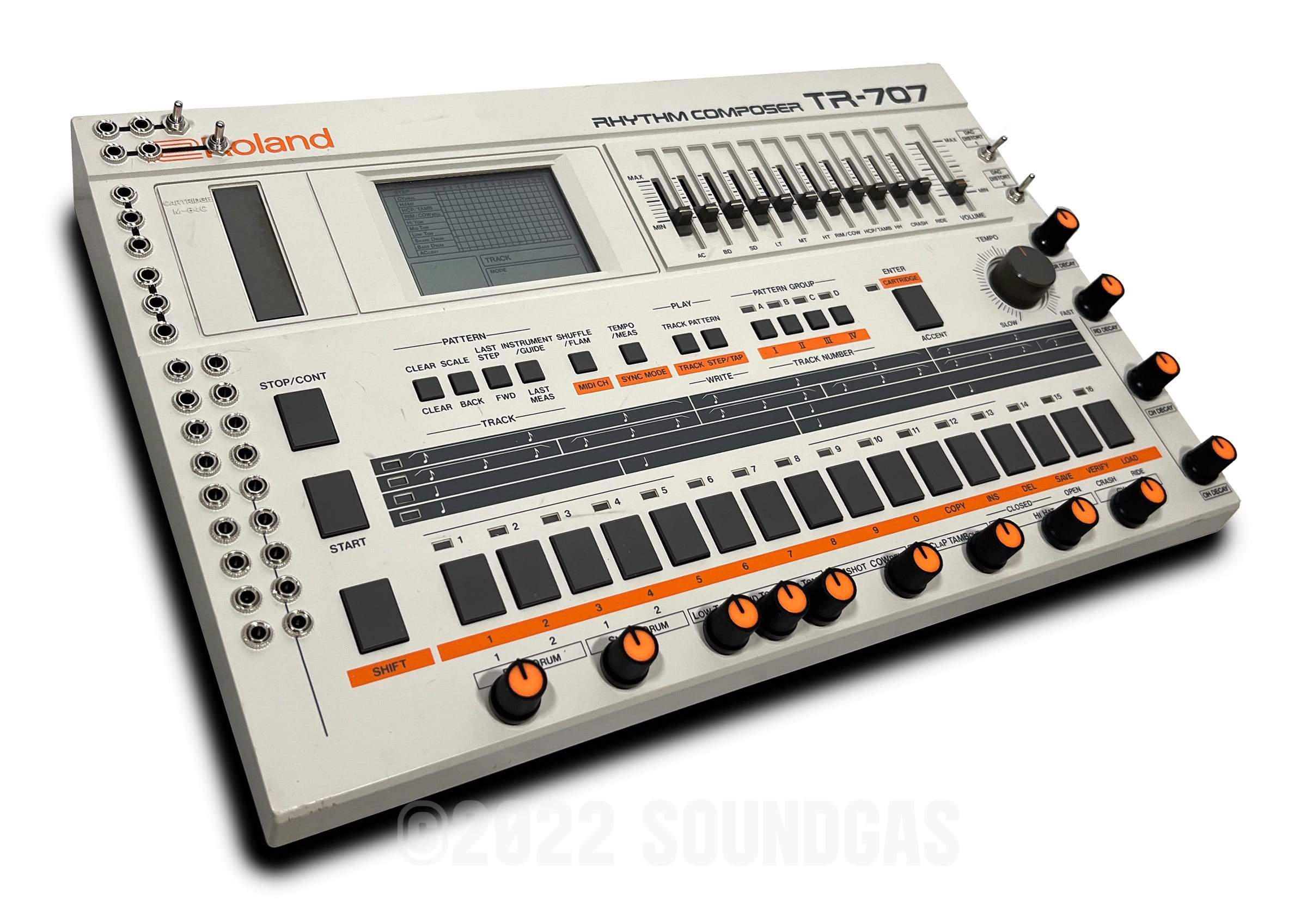Roland TR-707 Circuitbent/Expanded (727 808 909 + 4 Soundgas Banks) - Image 4