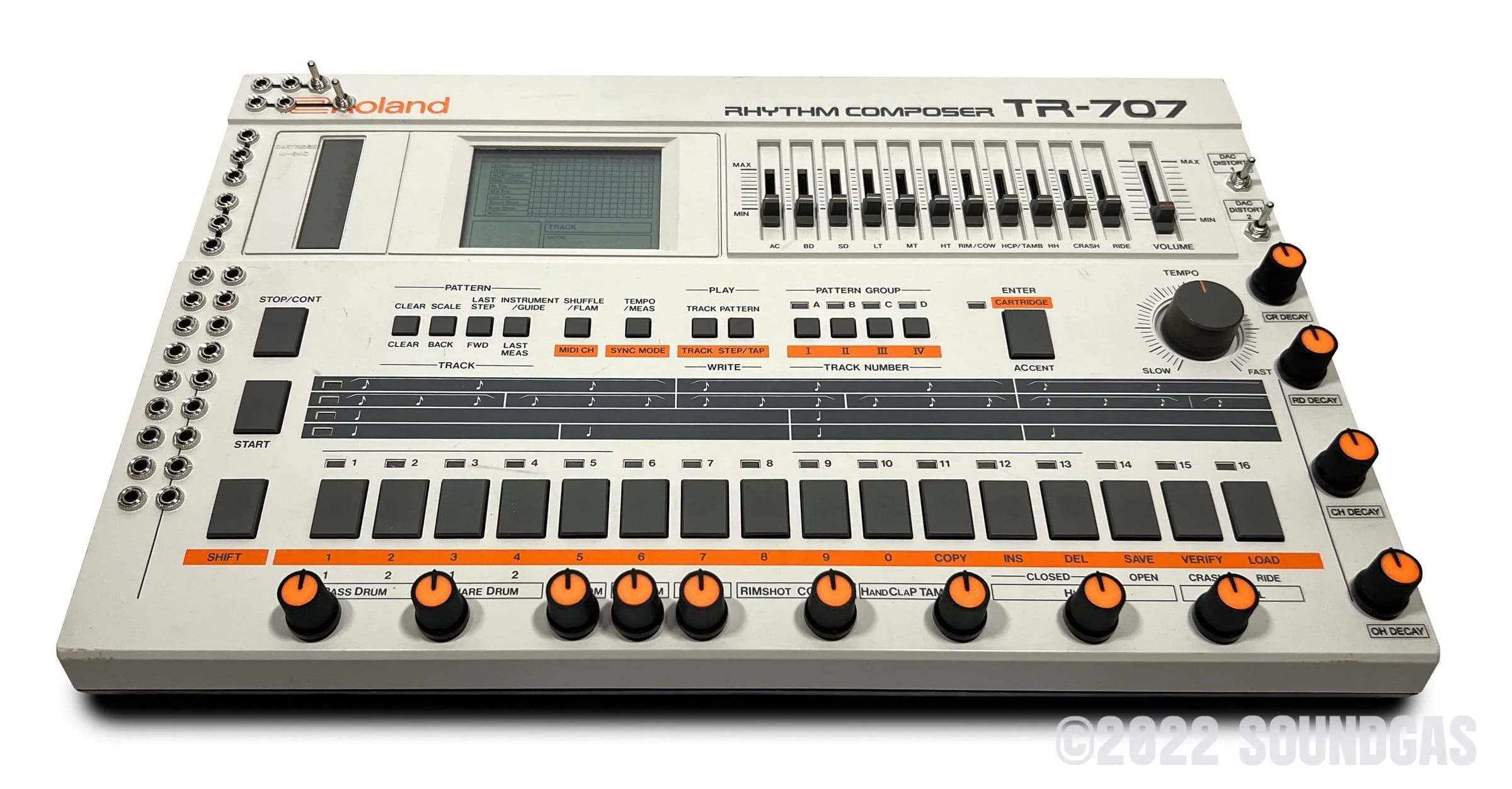 Roland TR-707 Circuitbent/Expanded (727 808 909 + 4 Soundgas Banks) - Image 7