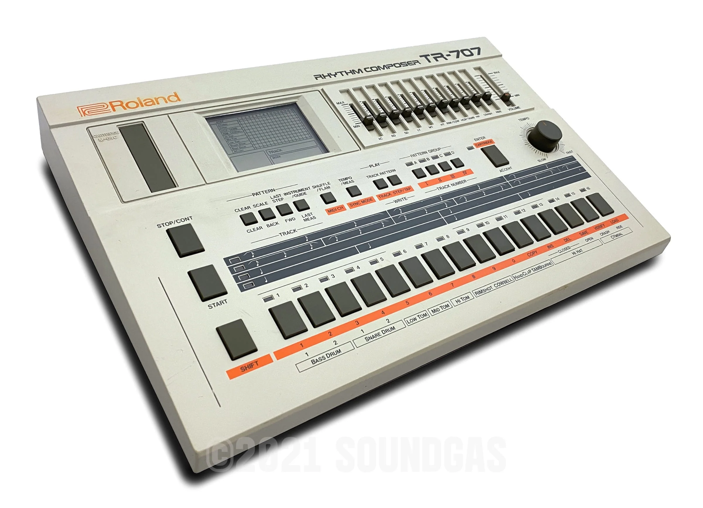 Roland TR-707 Expanded (727 808 909 + 4 Soundgas Banks) - Image 4